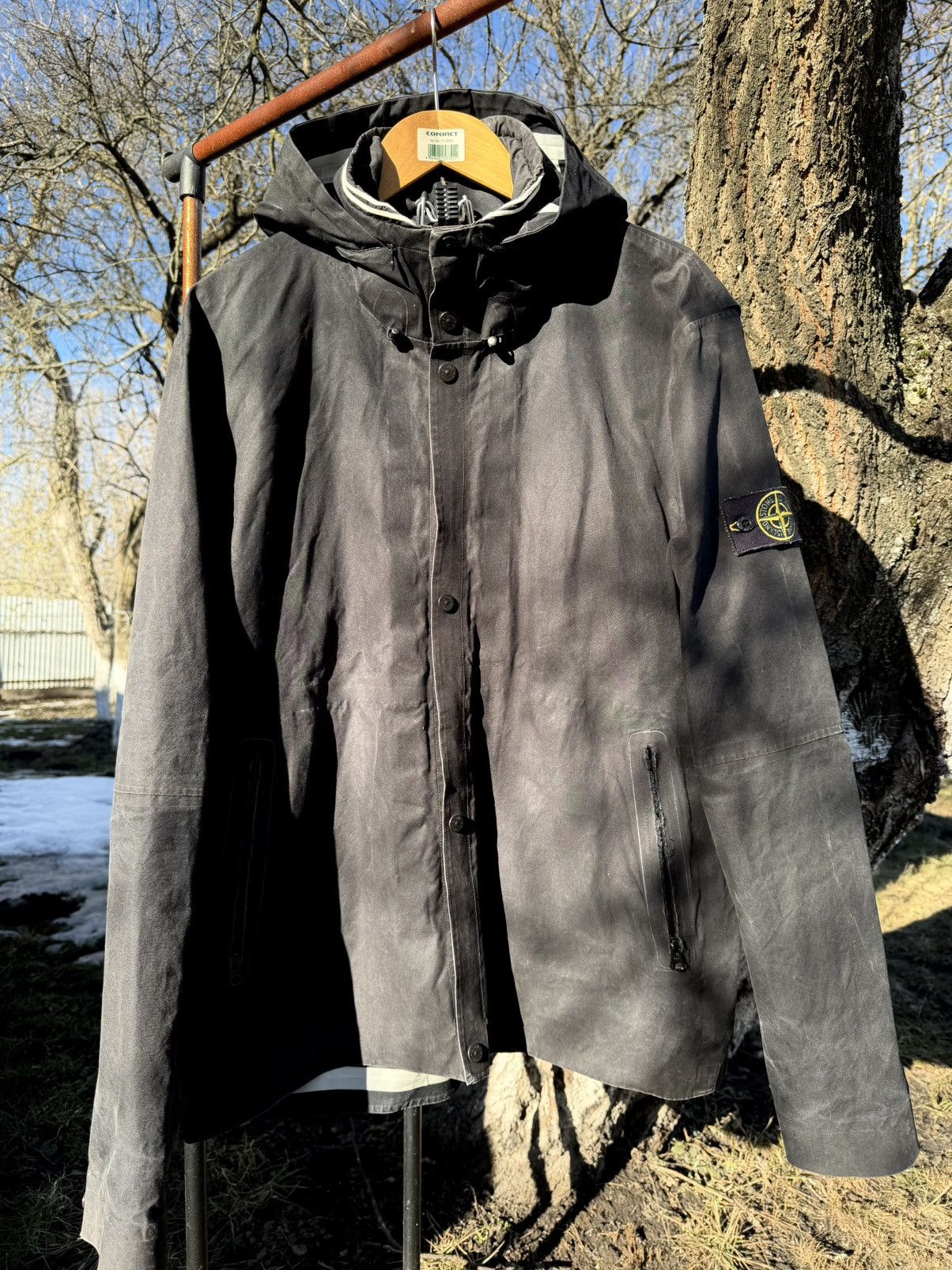 Stone Island Stone island garment dyed ventile jacket Size US XXL / EU 58 / 5 - 2 Thumbnail