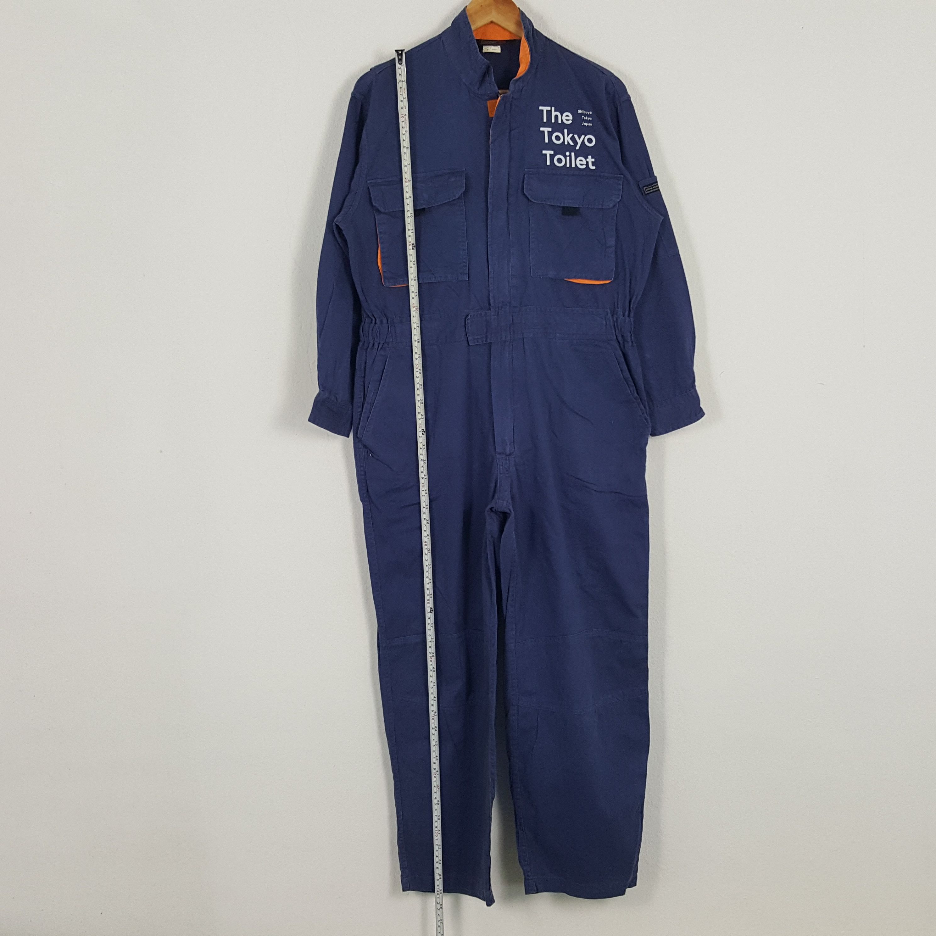 Japanese Brand × Vintage Vintage The Tokyo Toilet Japanese Work Coverall Jacket Size US M / EU 48-50 / 2 - 7 Thumbnail