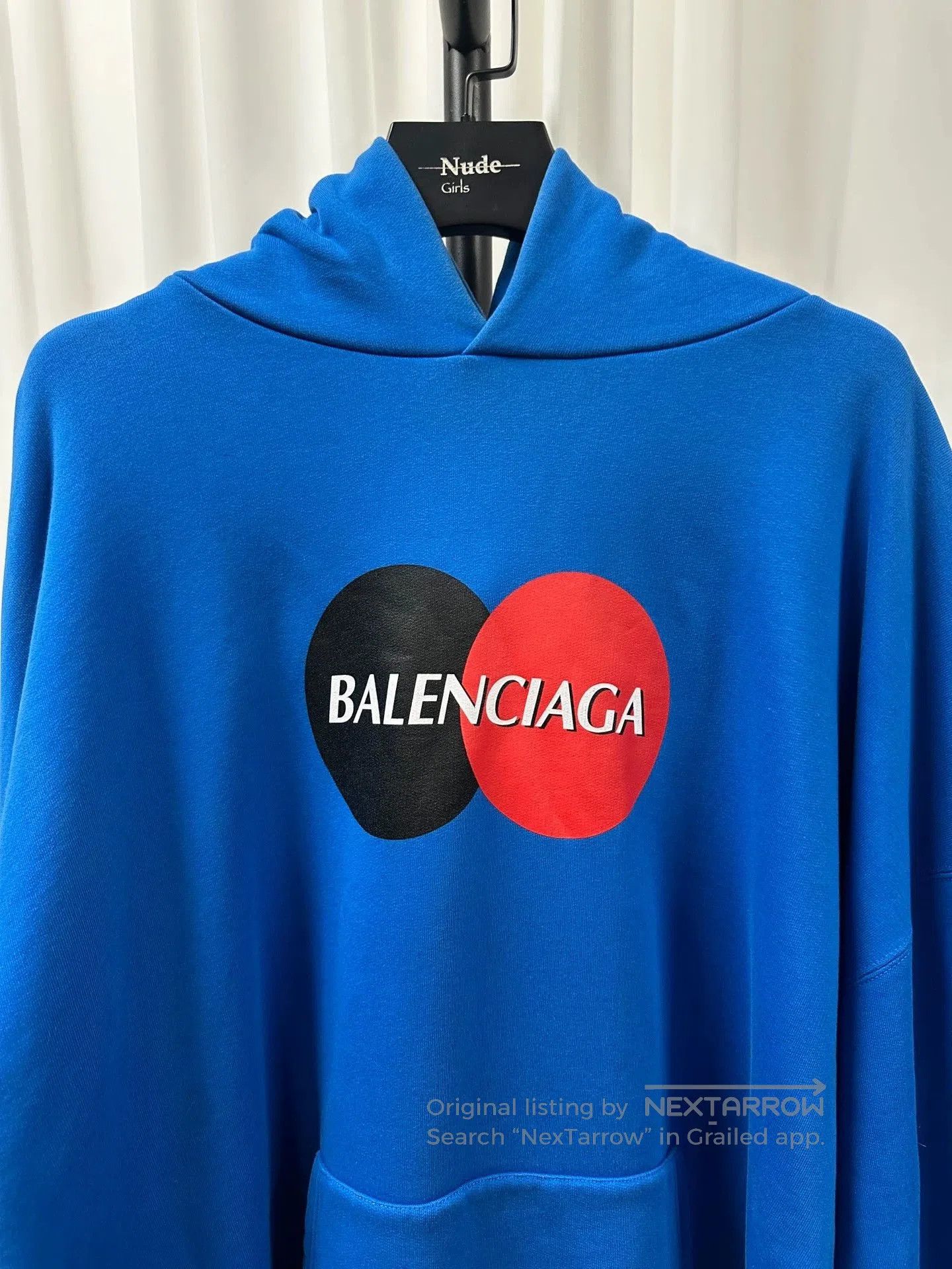 Balenciaga Balenciaga Oversized Blue Sweatshirt. Size US XXL / EU 58 / 5 - 2 Thumbnail