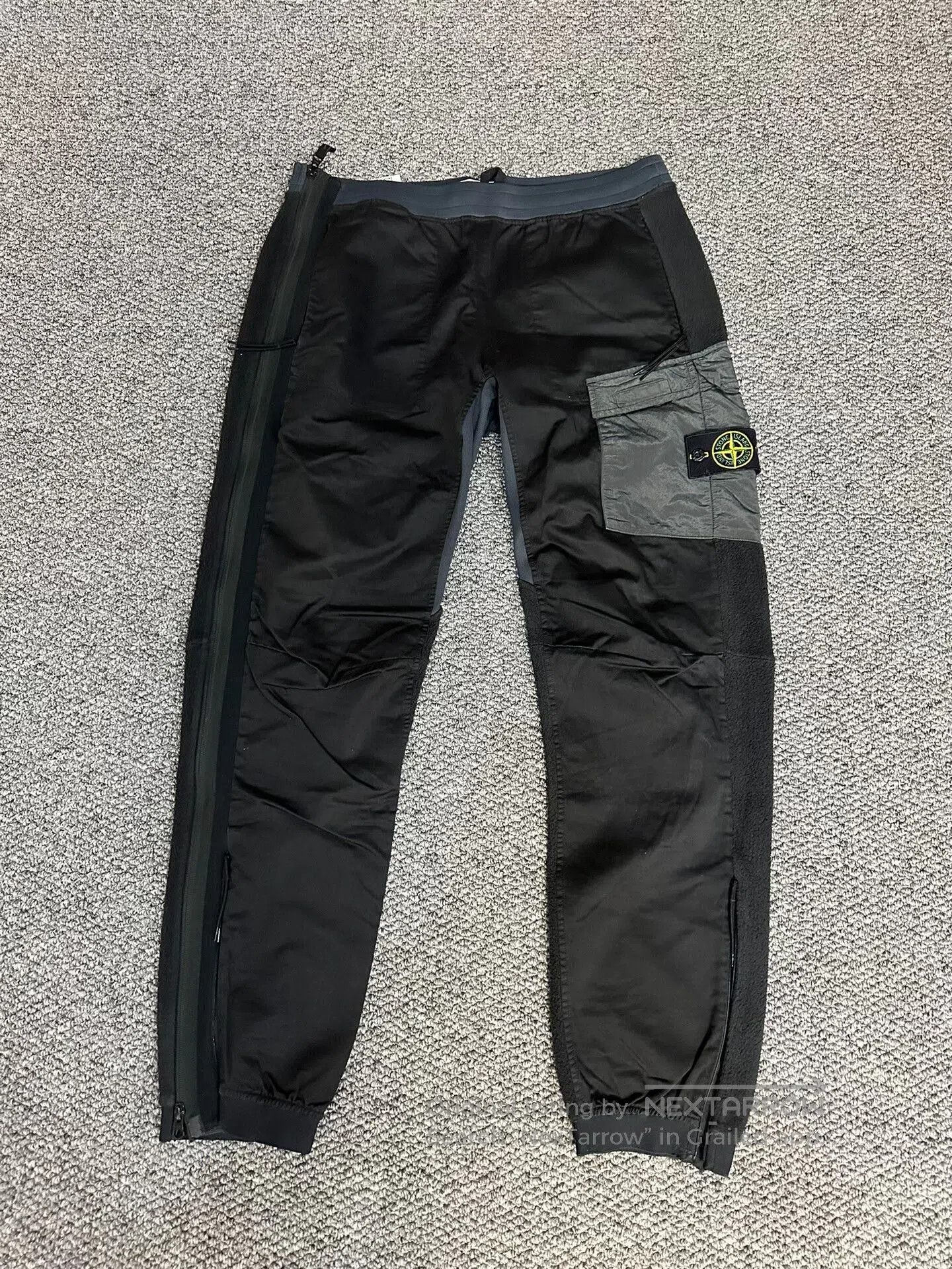 stone island classic patchwork pants.