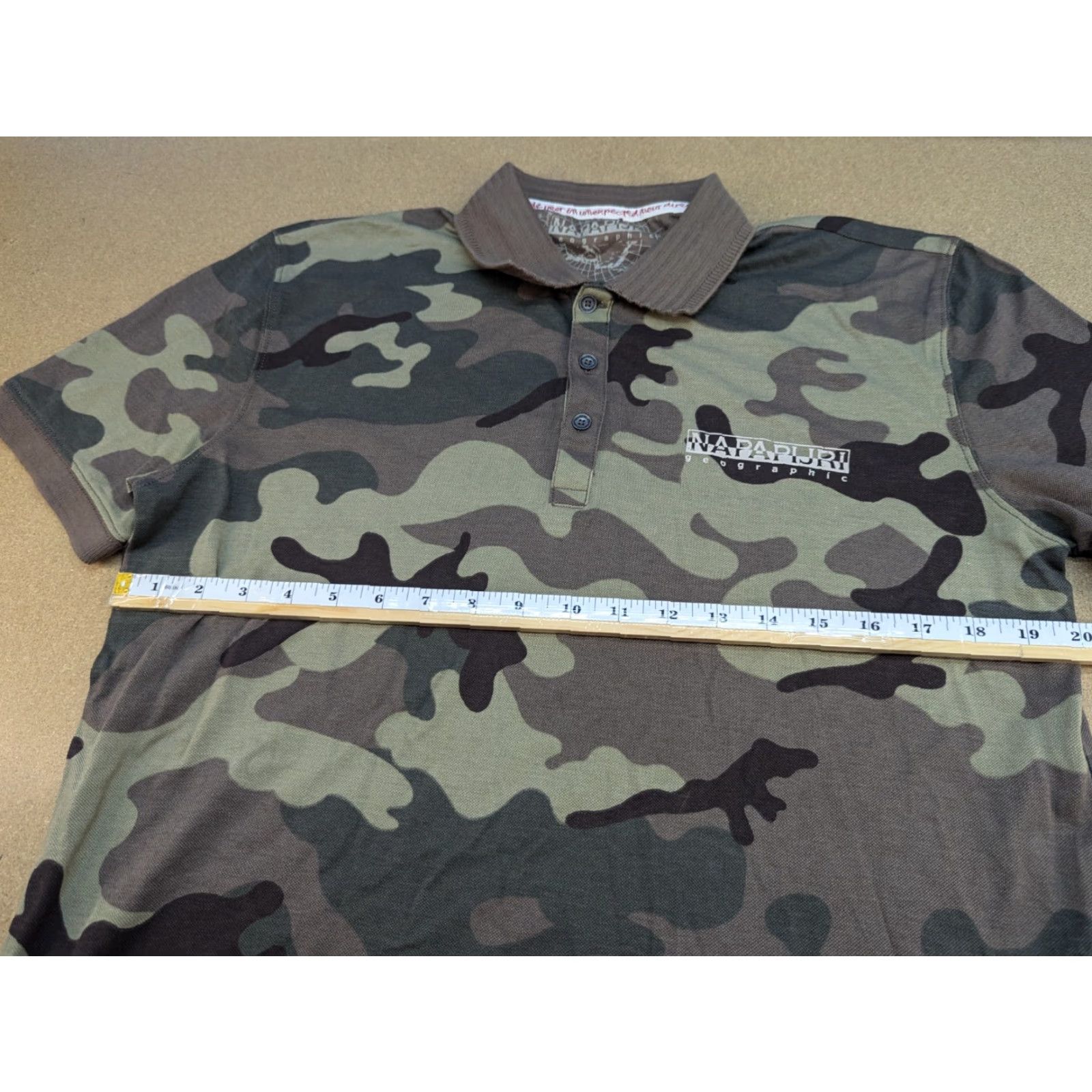 Napapijri Napapijri Polo Shirt Mens Size M Camo Military Camouflage Short Sleeves Size US M / EU 48-50 / 2 - 6 Thumbnail