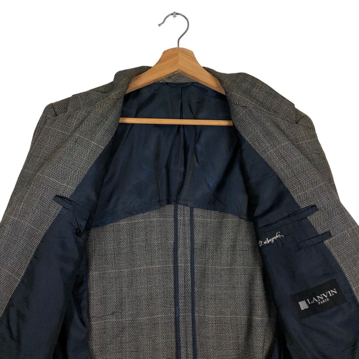 Japanese Brand 🔥Vintage Lanvin Paris Double Breast Coats Jacket Size US M / EU 48-50 / 2 - 12 Thumbnail