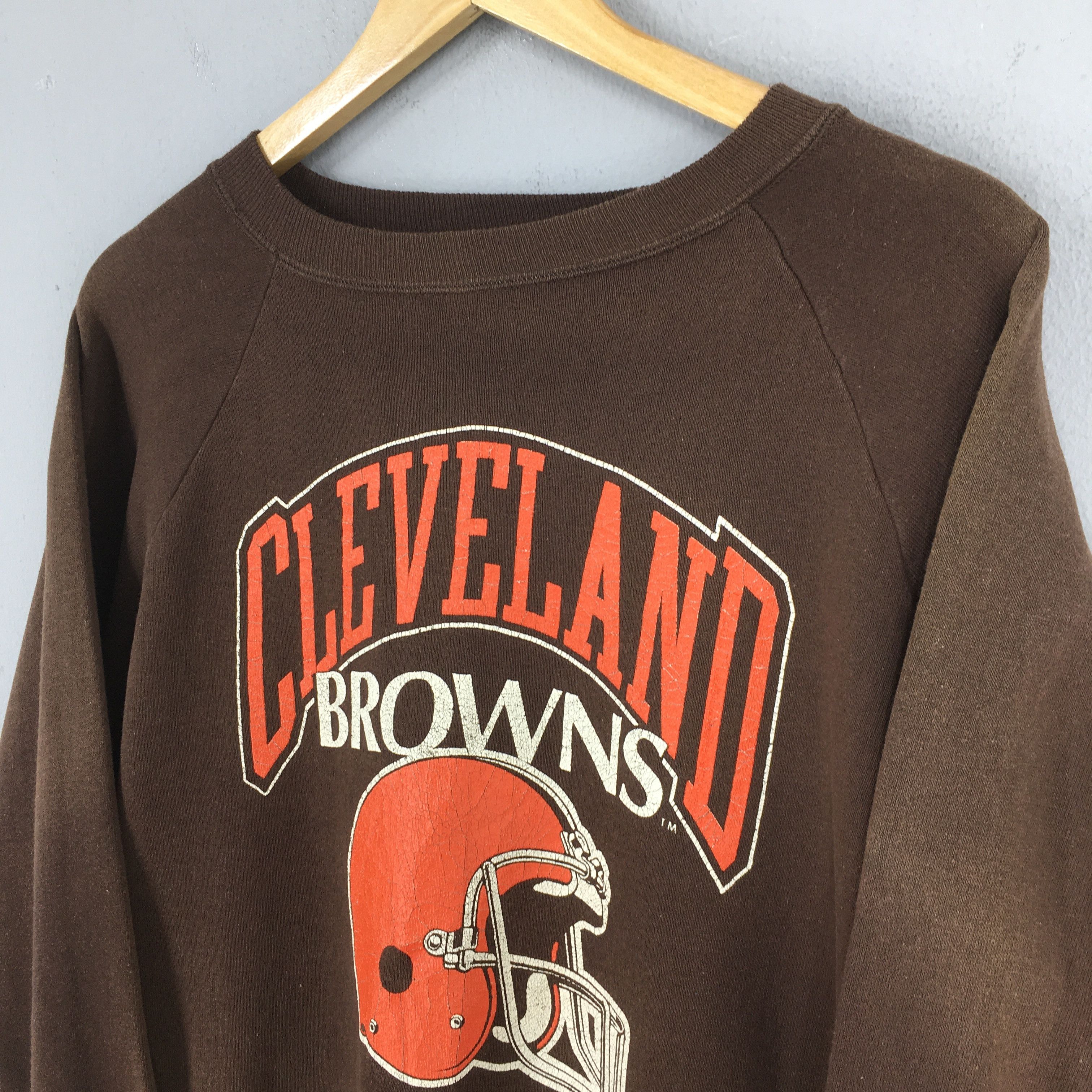 Champion Vintage 80s Champion Cleveland Browns NFL Sweatshirt XL Size US XL / EU 56 / 4 - 3 Thumbnail
