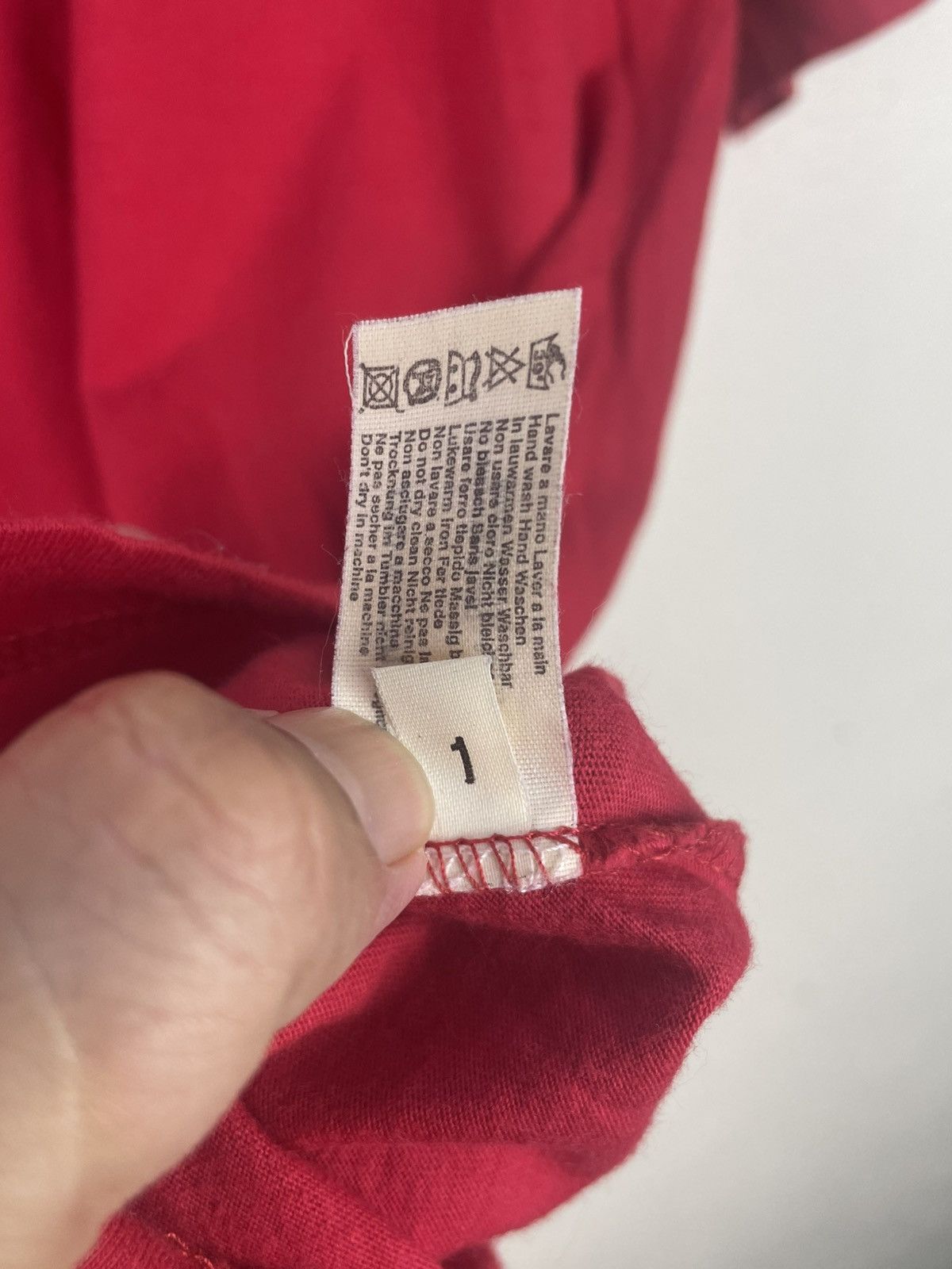 Trussardi Vintage Trussardi Tee Made in Italy | Big Logo Print Size US L / EU 52-54 / 3 - 6 Thumbnail