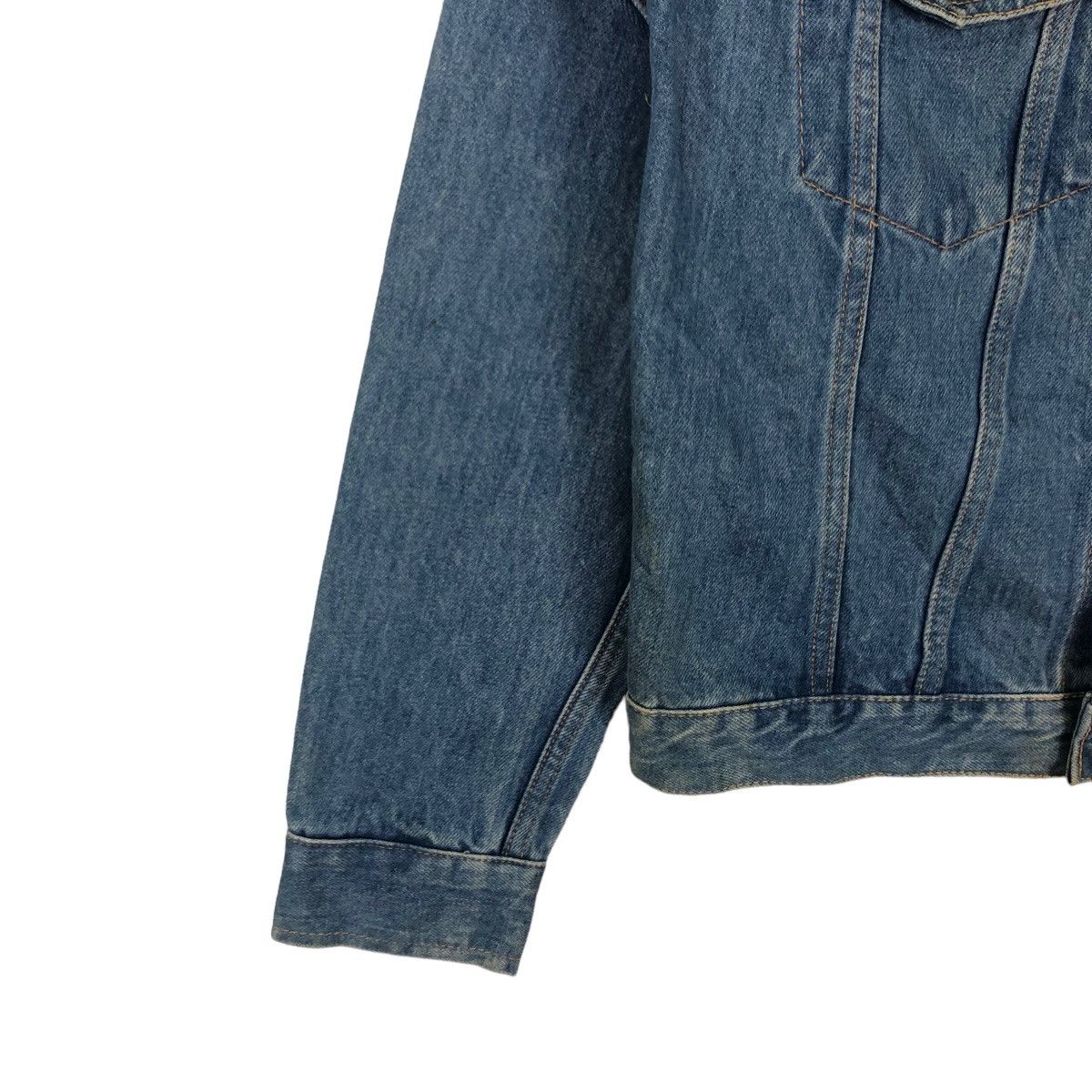 Other 🔥VINTAGE CROPPED TRUCKER DENIM JACKET SANJEGO MICKEY MOUSE Size S / US 4 / IT 40 - 3 Thumbnail