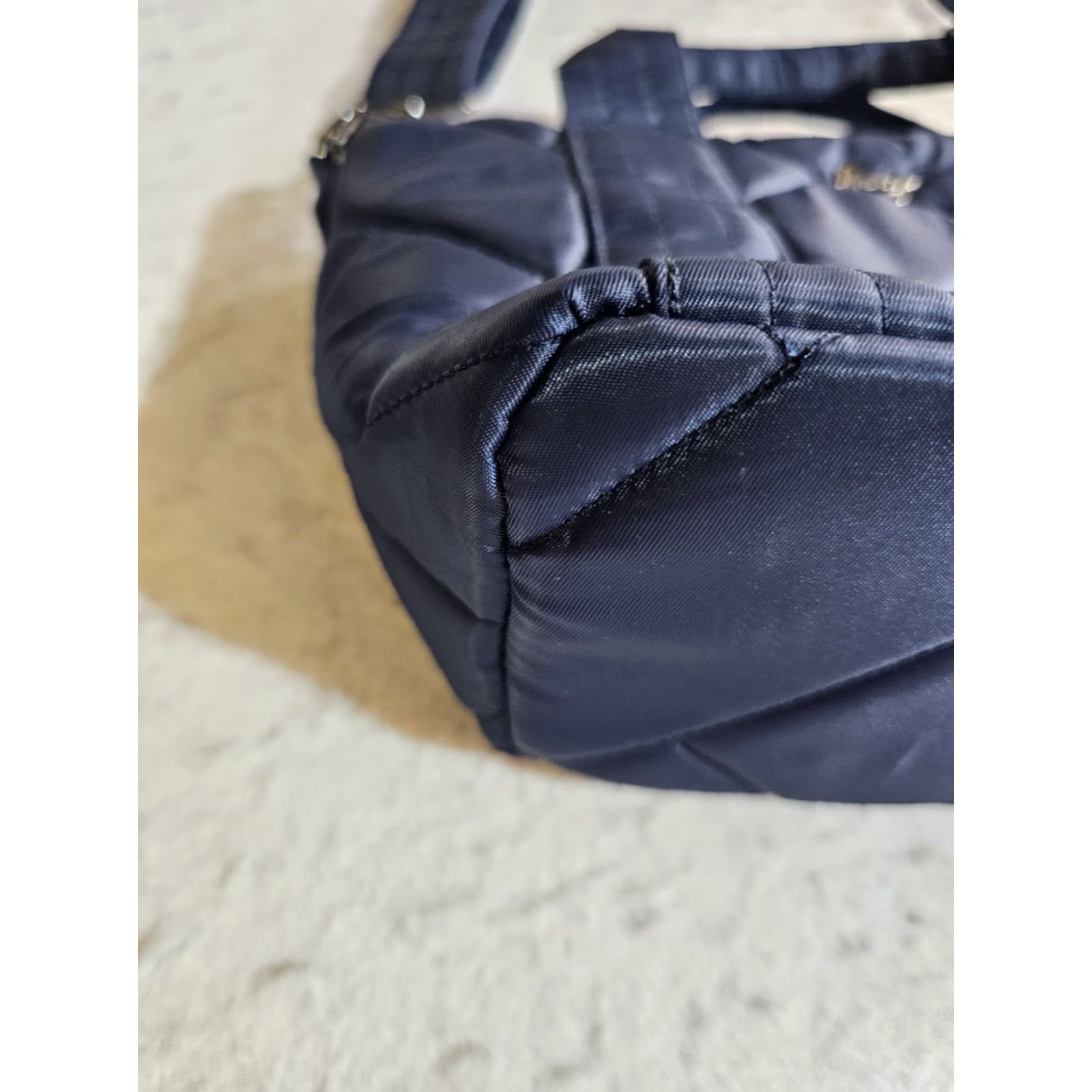 Vintage Lug Signature Dary Mini Crossbody Quilted Handbag Shoulder Bag Small Sz Dk Blue Size ONE SIZE - 3 Thumbnail