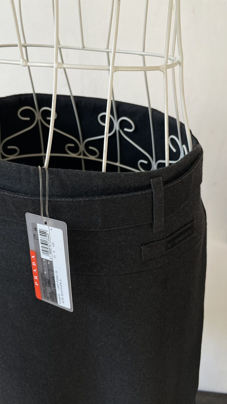 Prada prada wool skirt logo belt Size 30" / US 8 / IT 44 - 3 Thumbnail