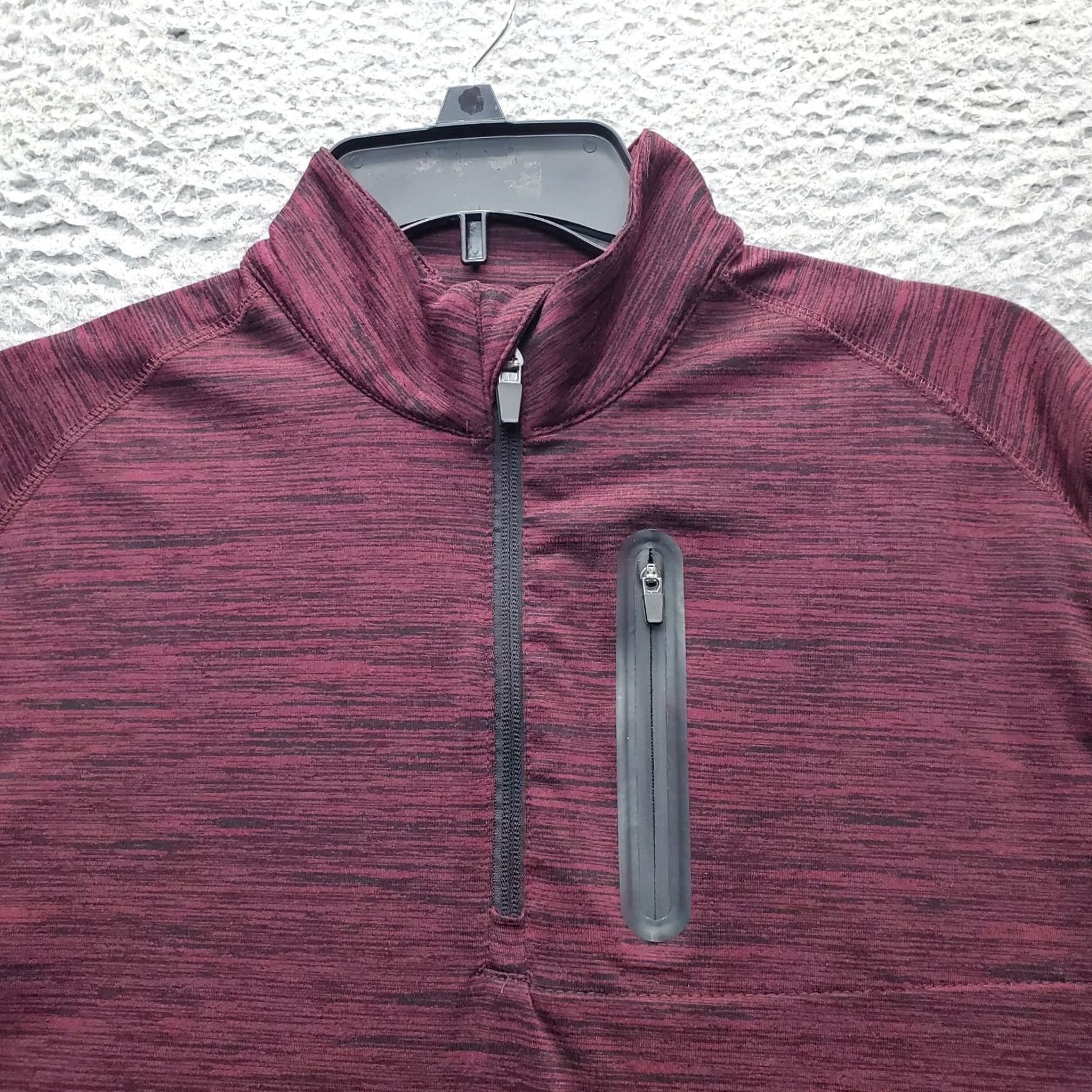 Hogan Ben Hogan Mens Space Dye 1/4 Zip Pullover Shirt Long Sleeve XS? Size US S / EU 44-46 / 1 - 7 Thumbnail
