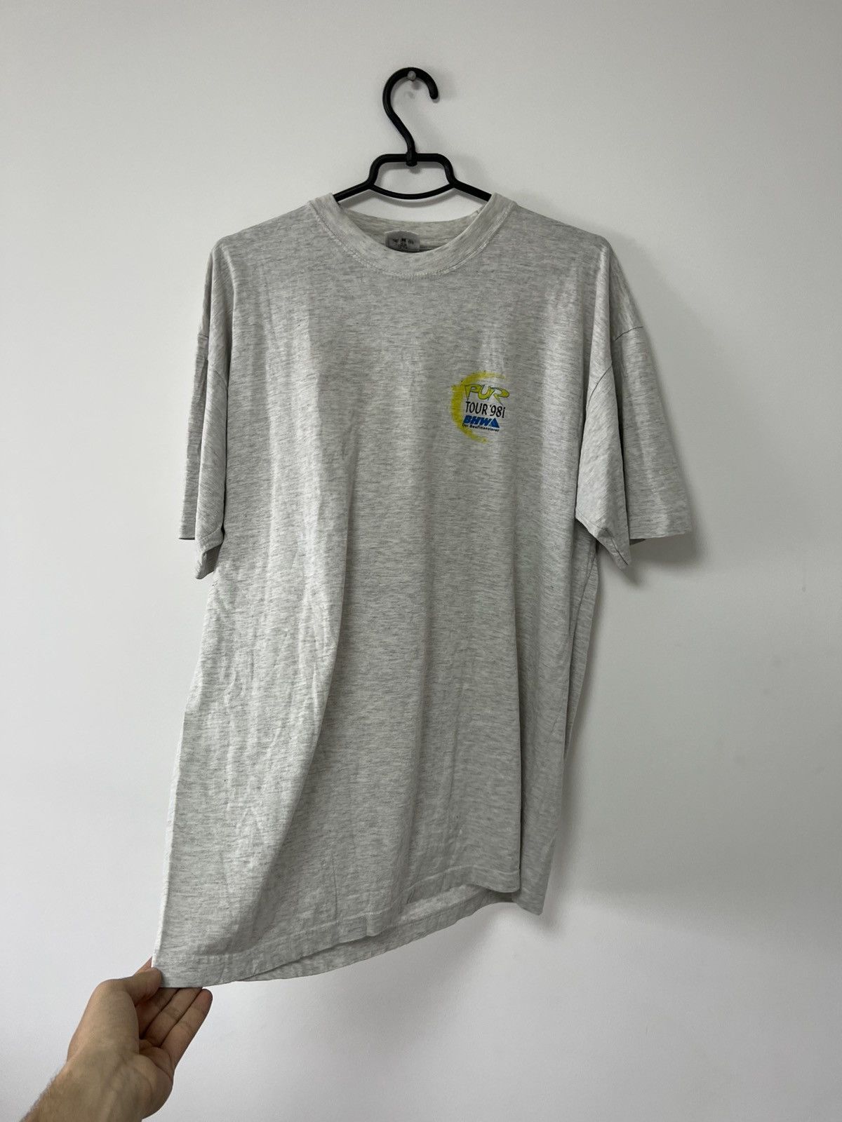 Plus One Clothing Vintage PUR Tour 1998 BHW Germany Band T shirt Mens sz 2XL Size US XXL / EU 58 / 5 - 18 Thumbnail