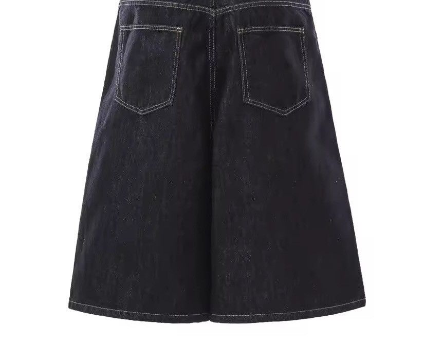 Jean Streetwear Baggy Basic Wide Leg Jorts Shorts Size US 31 - 3 Thumbnail