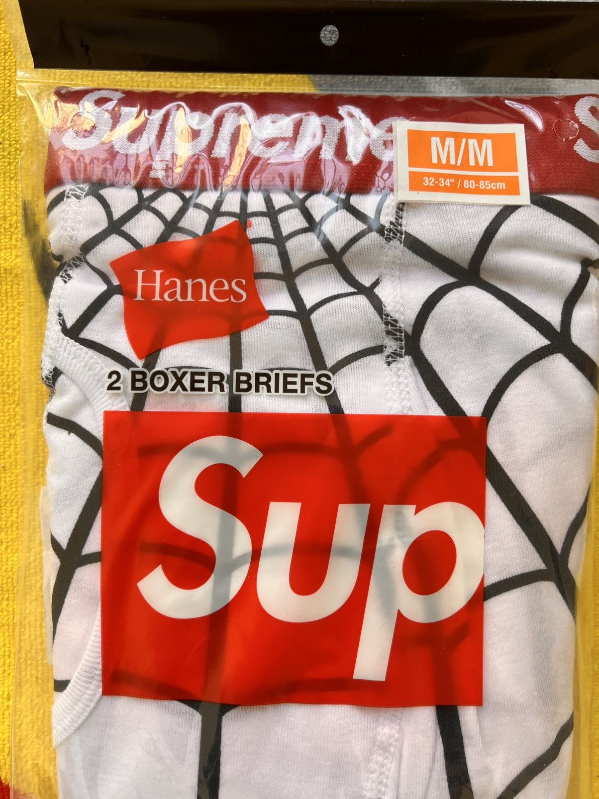 Supreme M Supreme Marvel Spider-Man Web Boxer Briefs hanes underwear Size US 32 / EU 48 - 6 Thumbnail