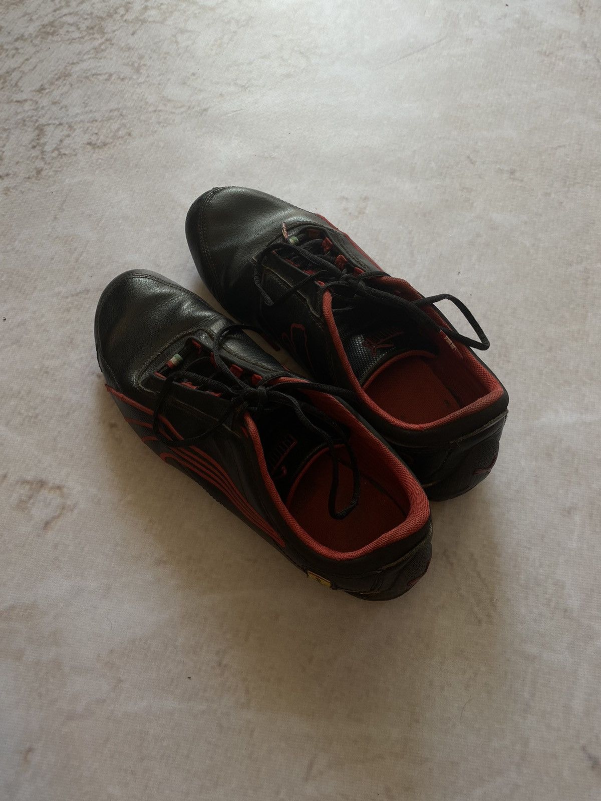 Japanese Brand × Puma Vintage Puma Mostro AvantGarde MoTo Leather Sneakers Y2k Size US 10 / EU 43 - 4 Thumbnail