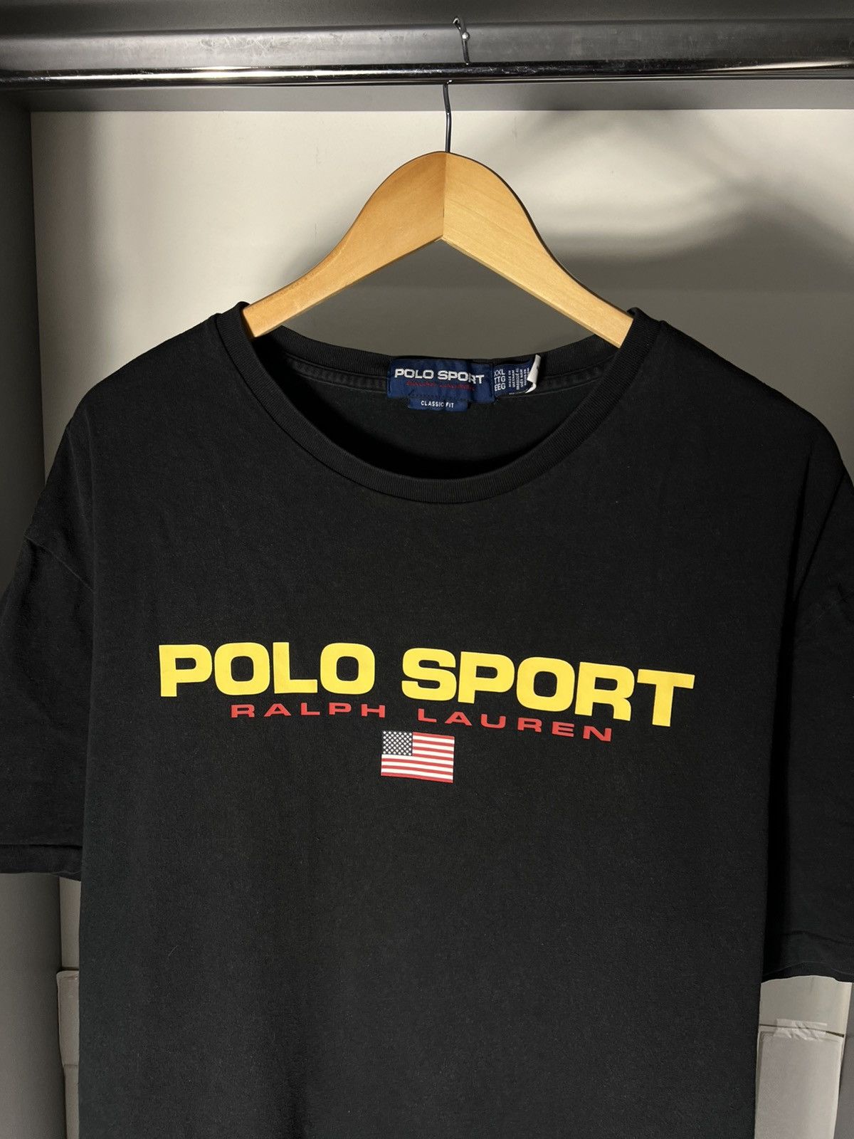 Polo Ralph Lauren VINTAGE POLO SPORT RALPH LAUREN RETRO T-SHIRT CASUAL Y2K 90s Size US XXL / EU 58 / 5 - 4 Thumbnail