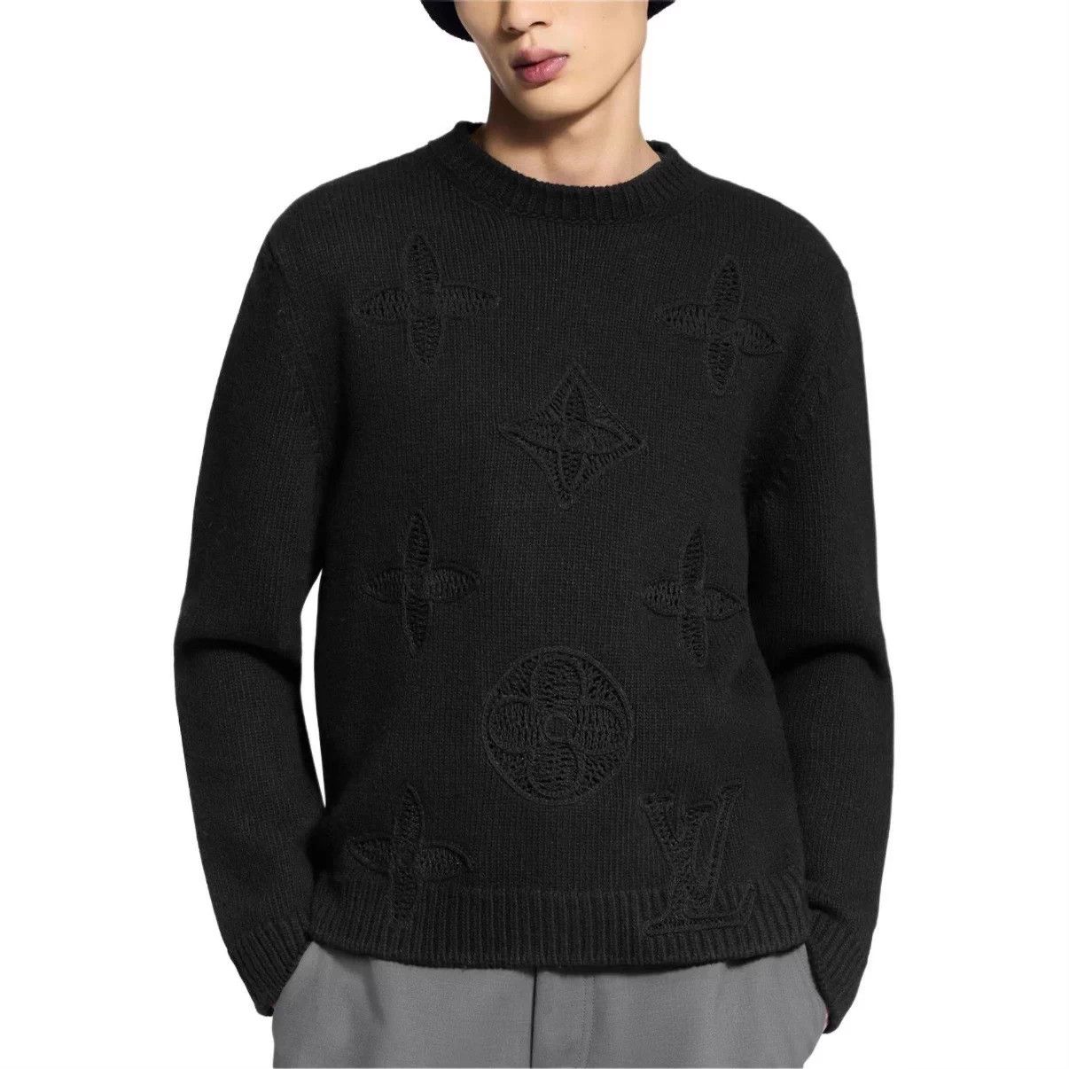 Louis Vuitton LV 26 New Ski Knit Sweater Intarsia Black S Size US S / EU 44-46 / 1 - 6 Thumbnail