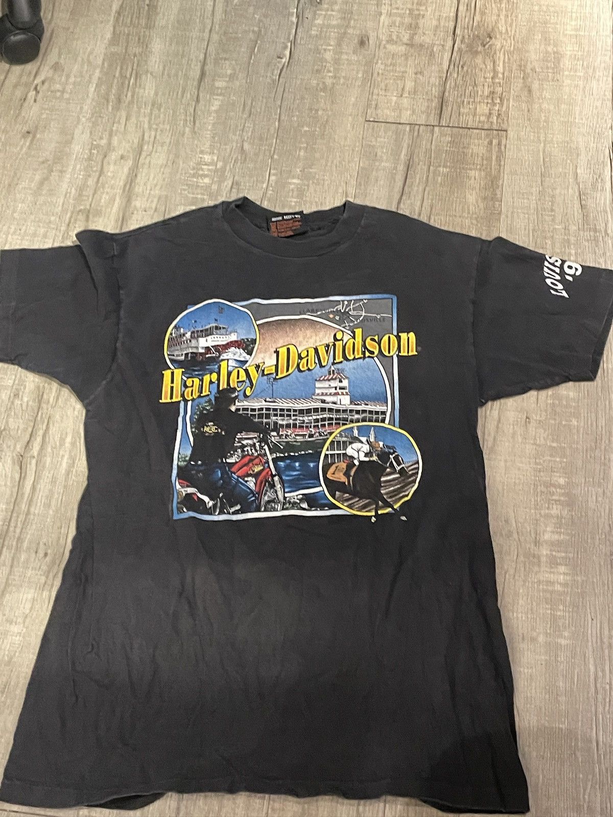Harley Davidson × Vintage Vintage Harley Davidson x Clarksville ID Tee Size US L / EU 52-54 / 3 - 1 Thumbnail