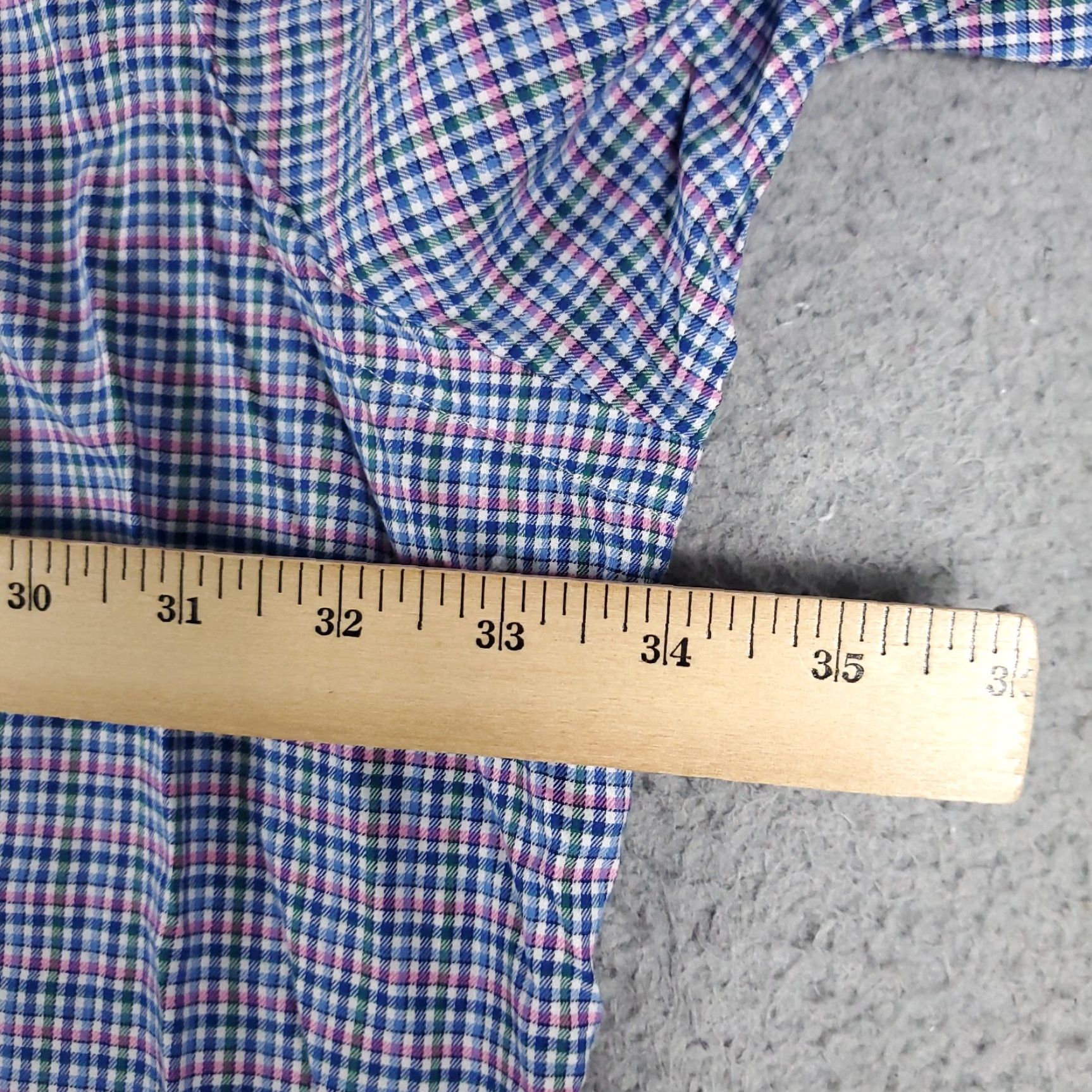Ralph Lauren Ralph Lauren Shirt Mens 4XB Blue Pink Plaid Pony Casual Button Up Long Sleeve Shirt Size US XXL / EU 58 / 5 - 6 Thumbnail