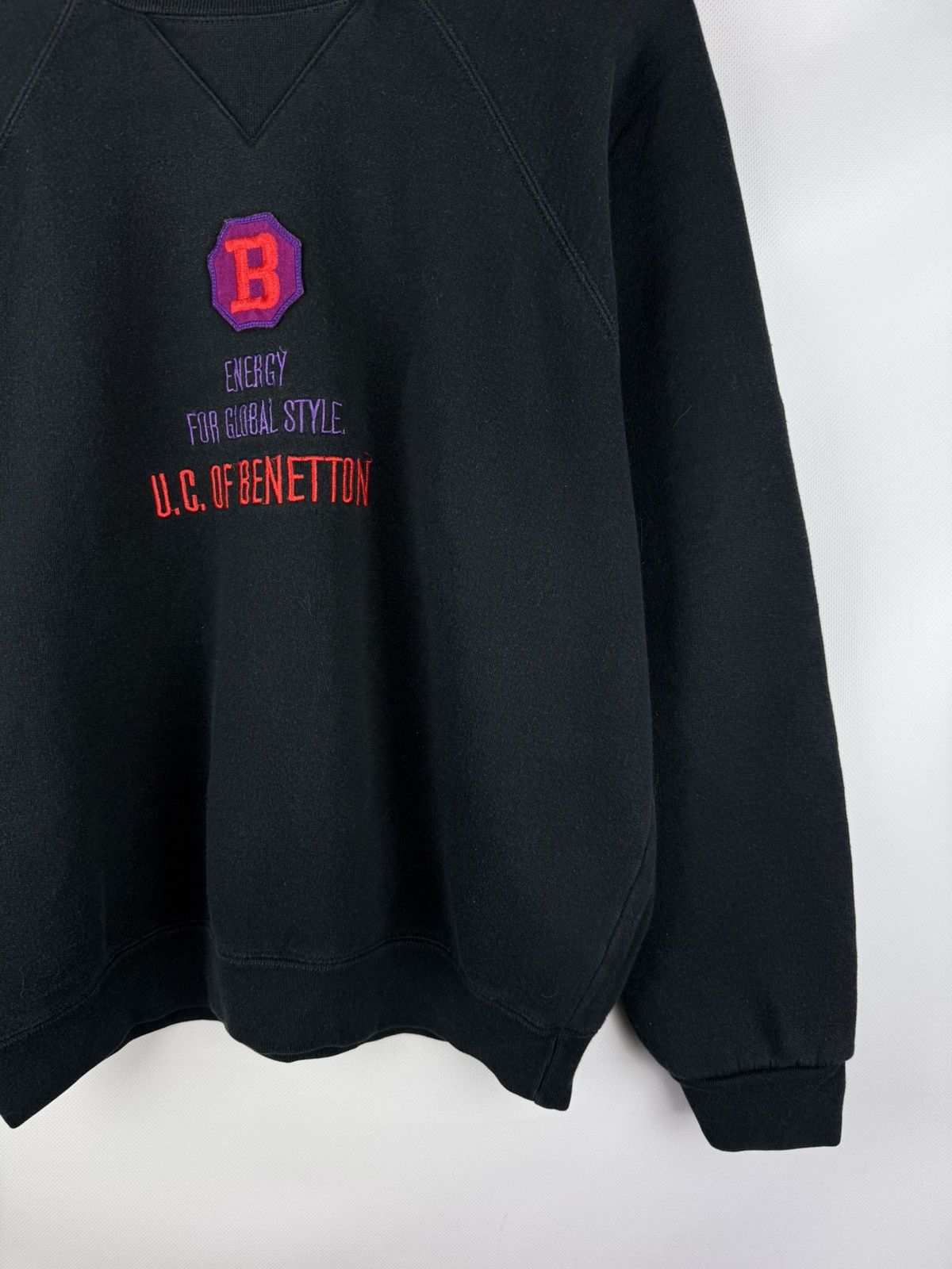 United Colors Of Benetton United Colors Of Benetton Embroidered Sweatshirt Pullover Size US M / EU 48-50 / 2 - 6 Thumbnail