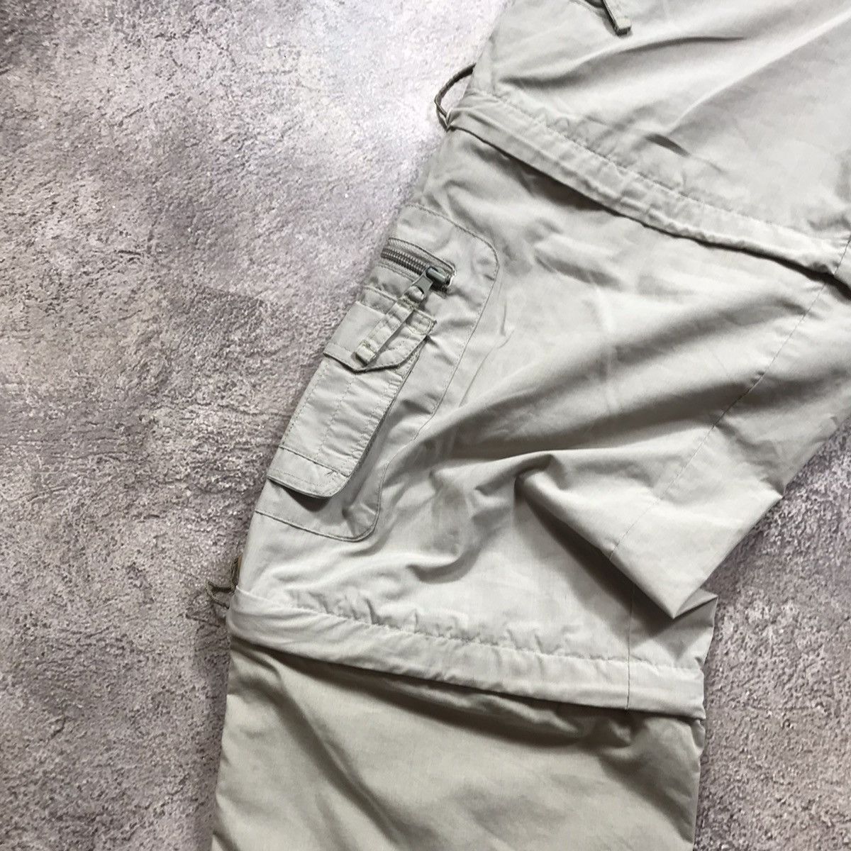 Vintage Vintage 90s Baggy Cargo Pants Parachute Streetwear Washed 30 Size US 30 / EU 46 - 2 Thumbnail