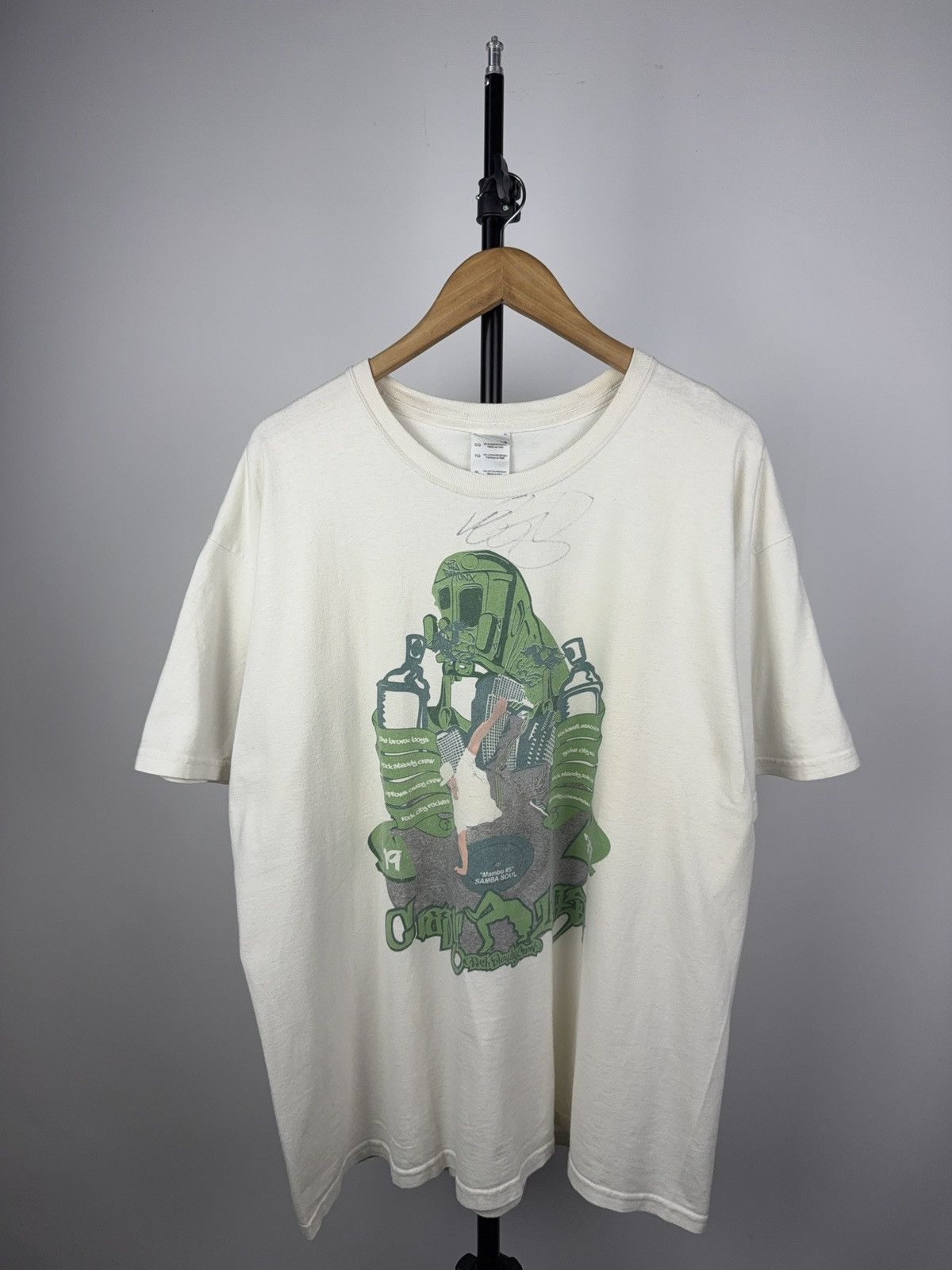 Vintage Crazy Legs B-Boy Tee XL – Rock Steady – Possibly Signed Size US XL / EU 56 / 4 - 1 Thumbnail