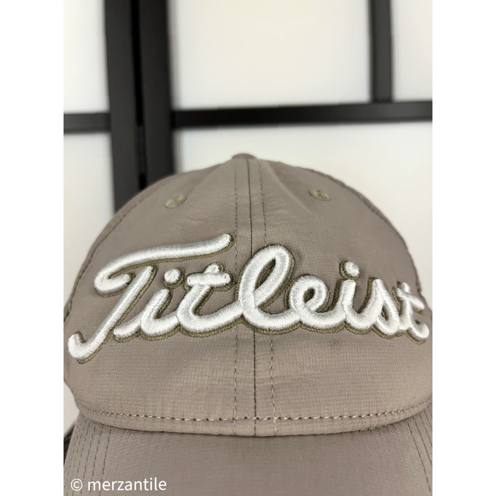 Titleist Titleist Hat Cap Strap Back Adult Beige Golf Logo Adjustable Polyester Outdoor G Size ONE SIZE - 2 Thumbnail