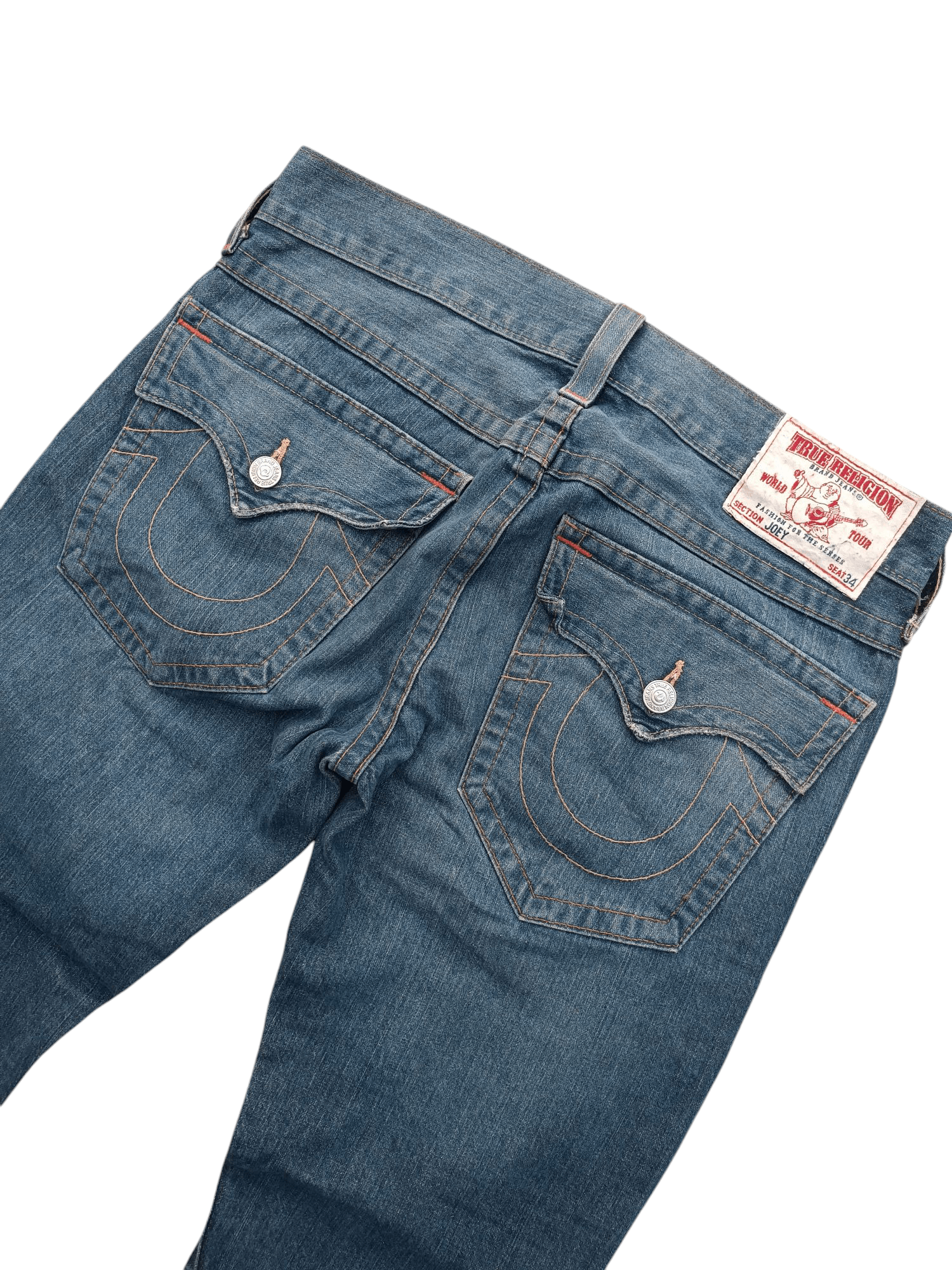 True Religion VINTAGE True Religion Joey Flare Jeans TR026 Size US 34 / EU 50 - 11 Thumbnail