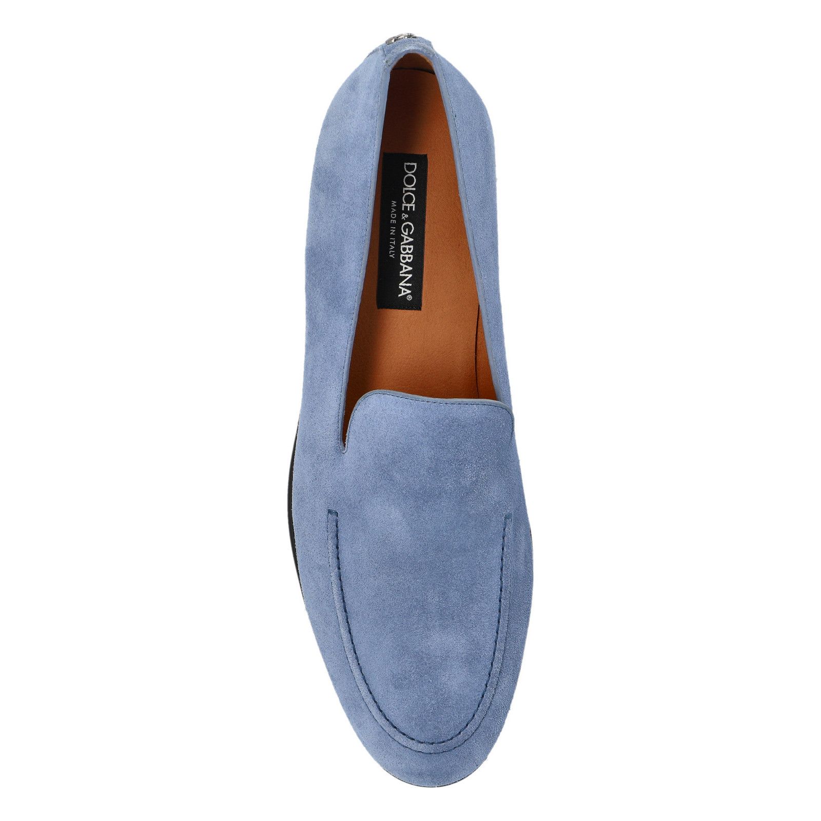 Dolce & Gabbana DOLCE&GABBANA Split Blue Suede Loafers New & Authentic (Men' Size US 6 / EU 39 - 4 Thumbnail