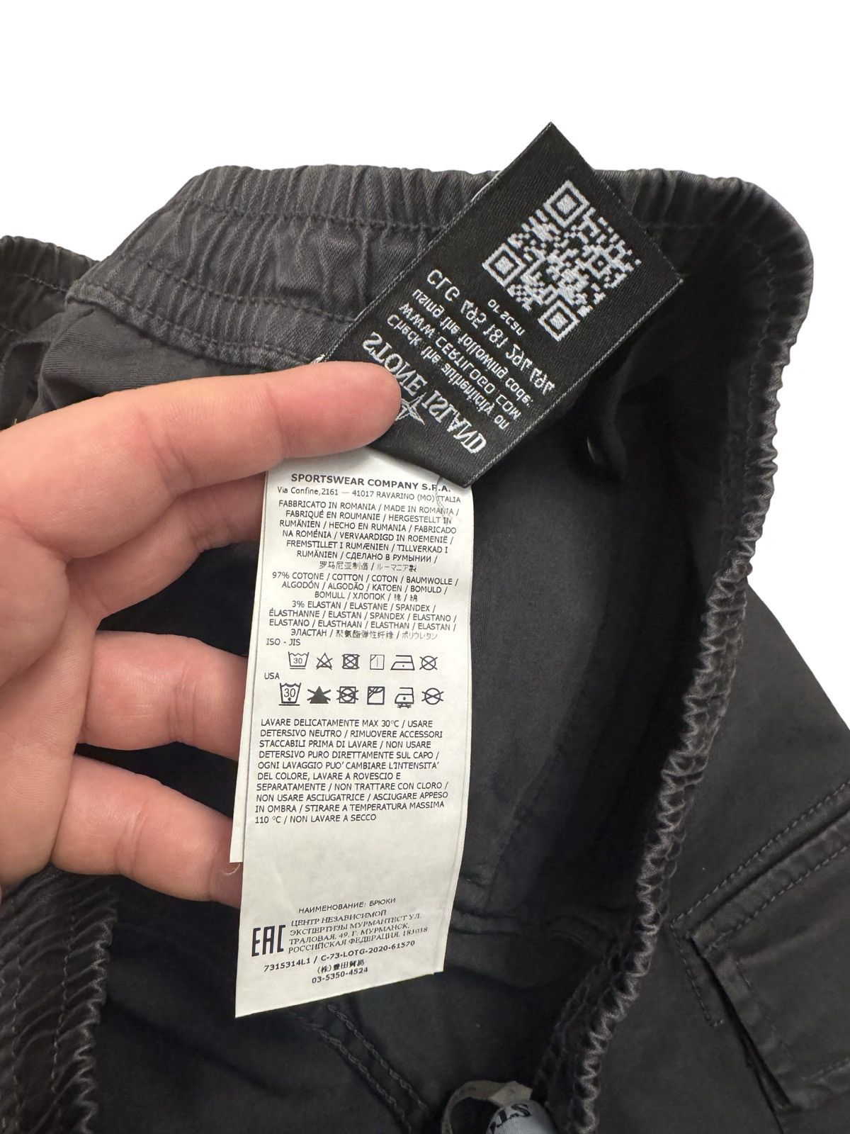 Stone Island Stone Island Brushed Cotton Cargo Pants/Stone Island Pants Size US 34 / EU 50 - 13 Thumbnail