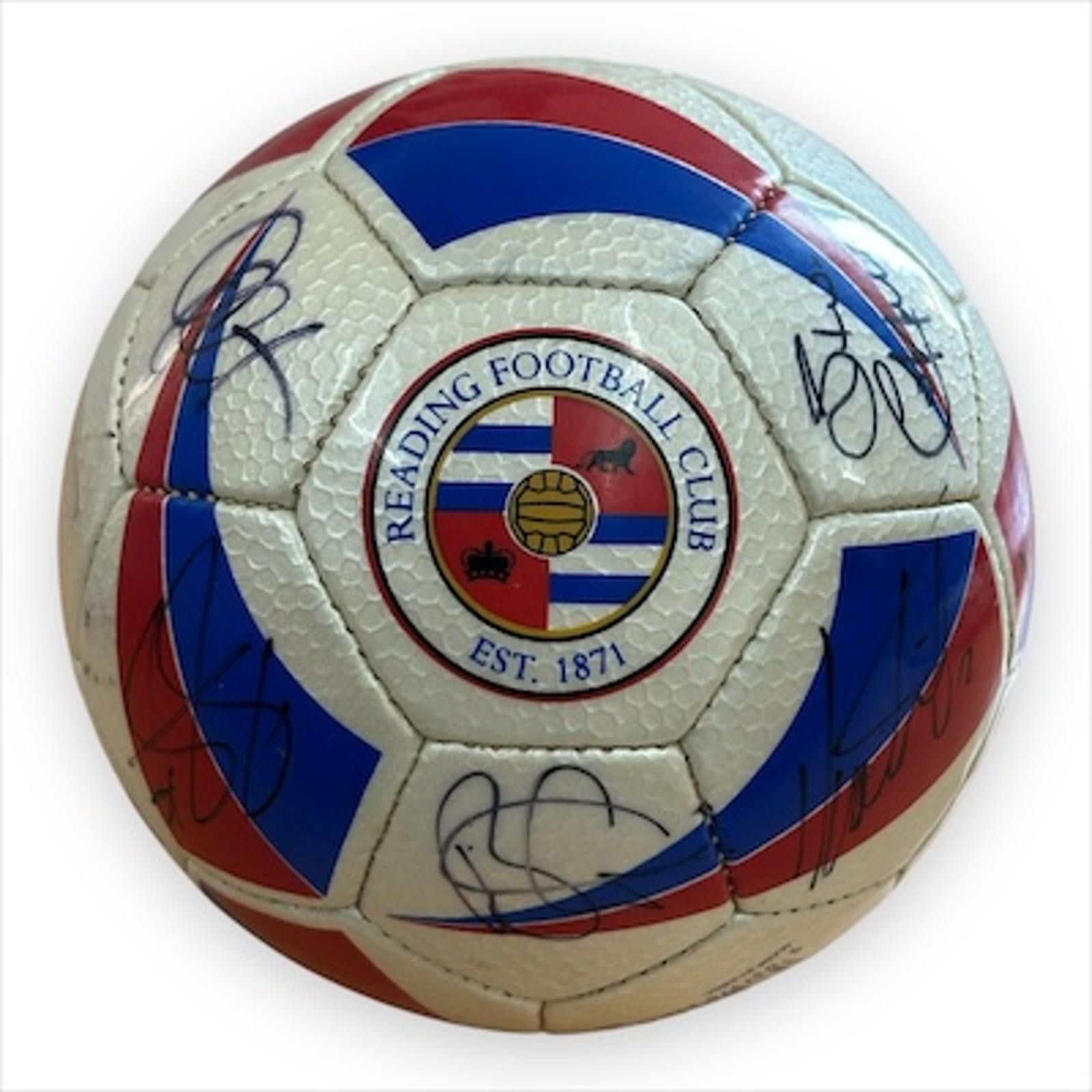 Designer Reading FC 2007 Squad Signed Official HYPRO Match ball (F25) Size ONE SIZE - 1 Thumbnail