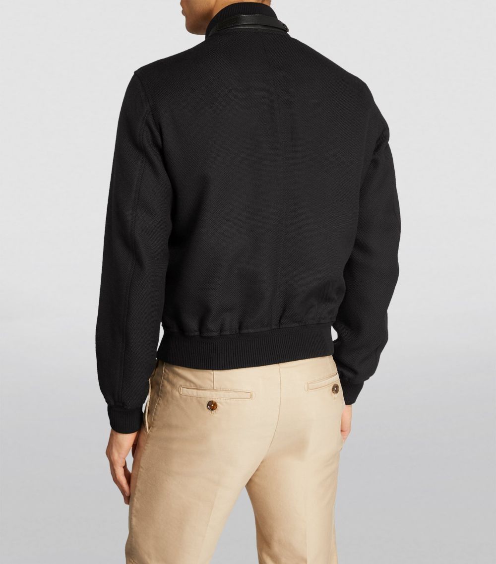 Tom Ford o1loc1c0525 OBS009 Bomber Jacket in Black Size US M / EU 48-50 / 2 - 4 Thumbnail
