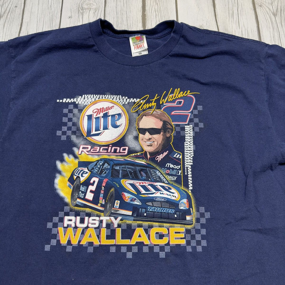 Fruit Of The Loom × NASCAR × Vintage Vintage NASCAR tee Size US XL / EU 56 / 4 - 3 Thumbnail