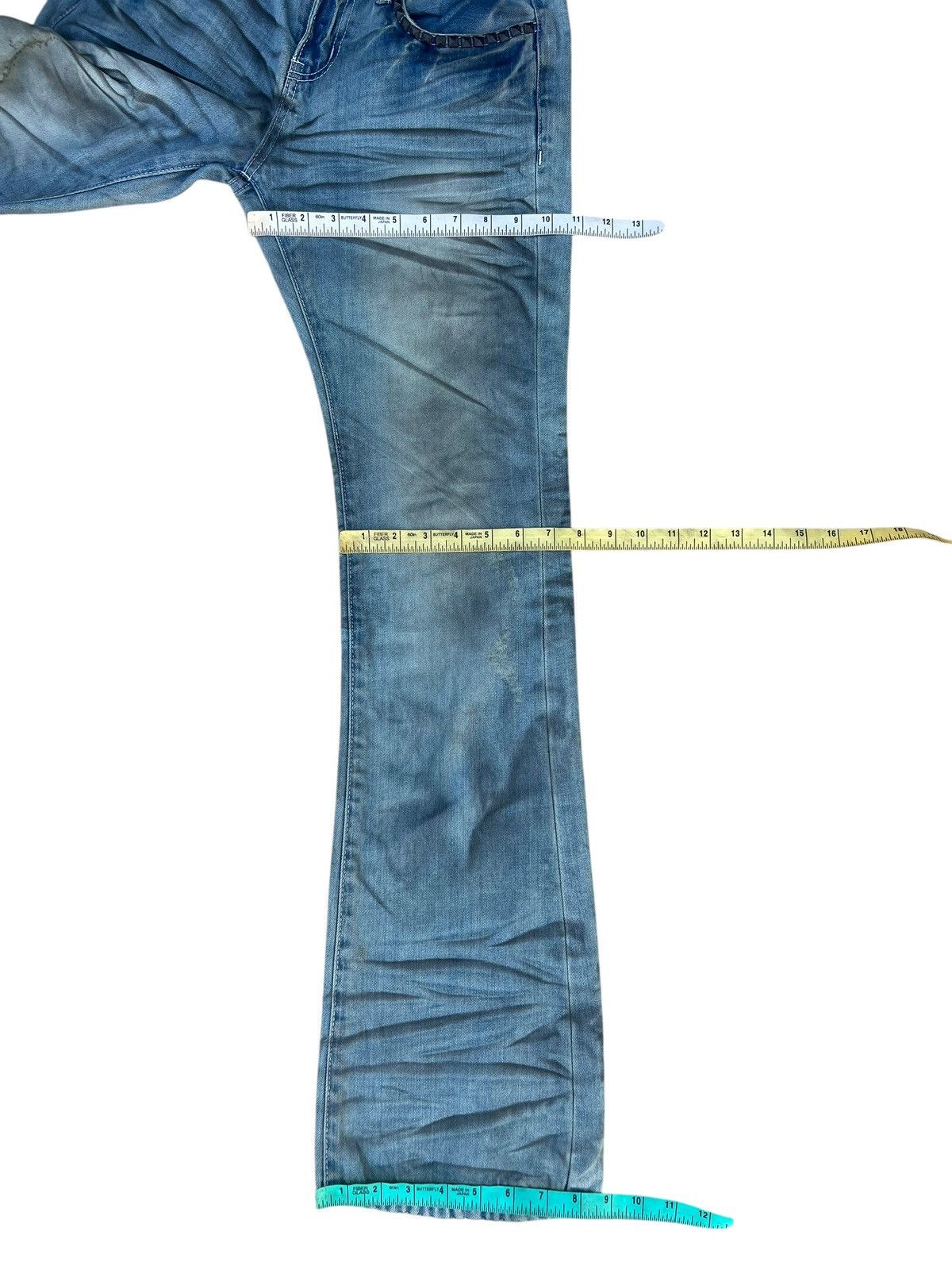 Vintage CavariA Japan Mud Denim Clawmark Bootcut Jeans Size US 30 / EU 46 - 3 Thumbnail