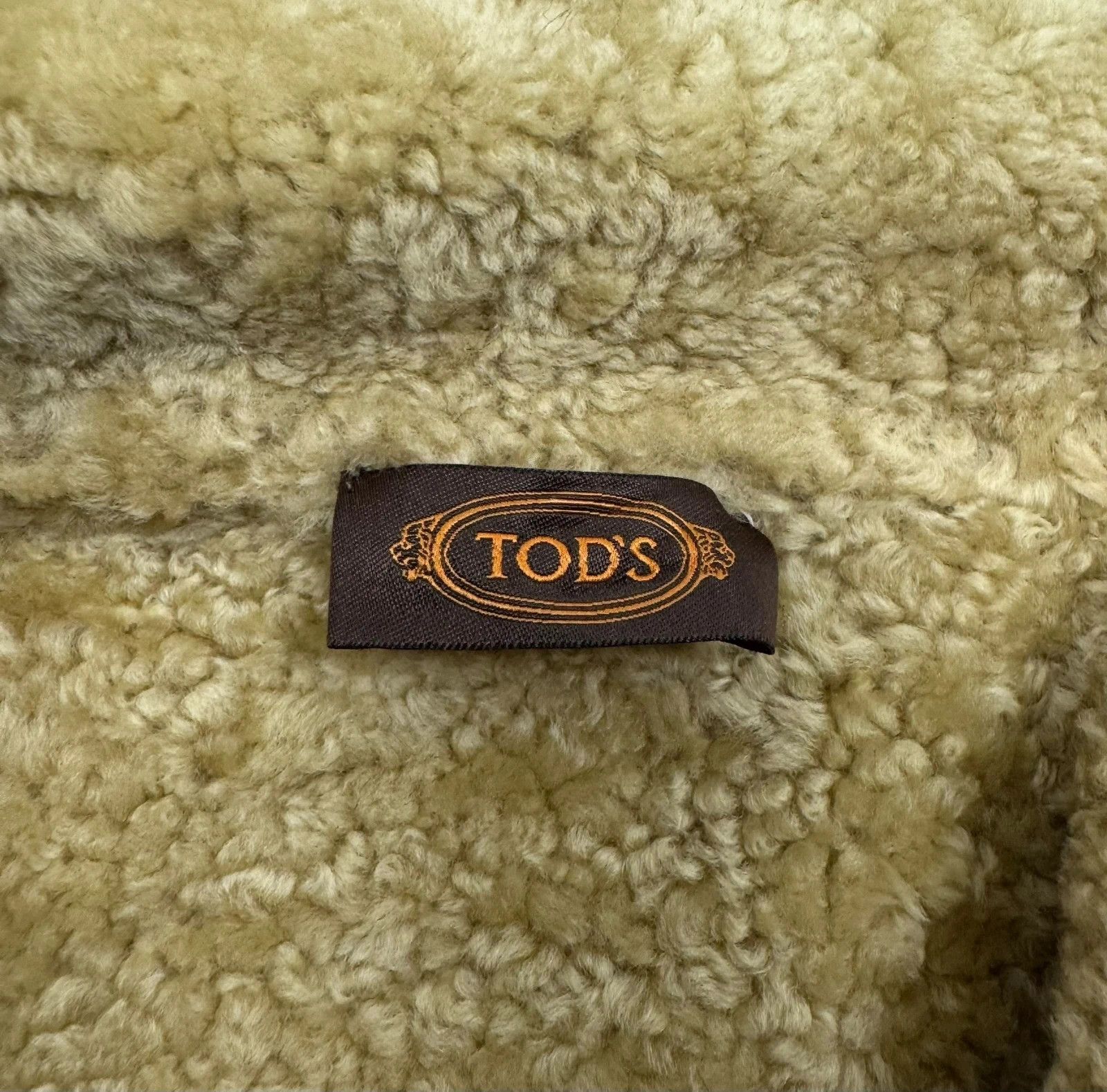 Tod's Tod’s Genuine Leather Shearling Biker Jacket size 44 Size M / US 6-8 / IT 42-44 - 15 Thumbnail