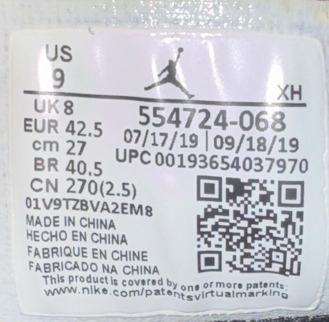 Jordan Brand Nike Air Jordan 1 Mid Black Hyper Royal - 554724-068 - Sz 9 Size US 9 / EU 42 - 9 Thumbnail