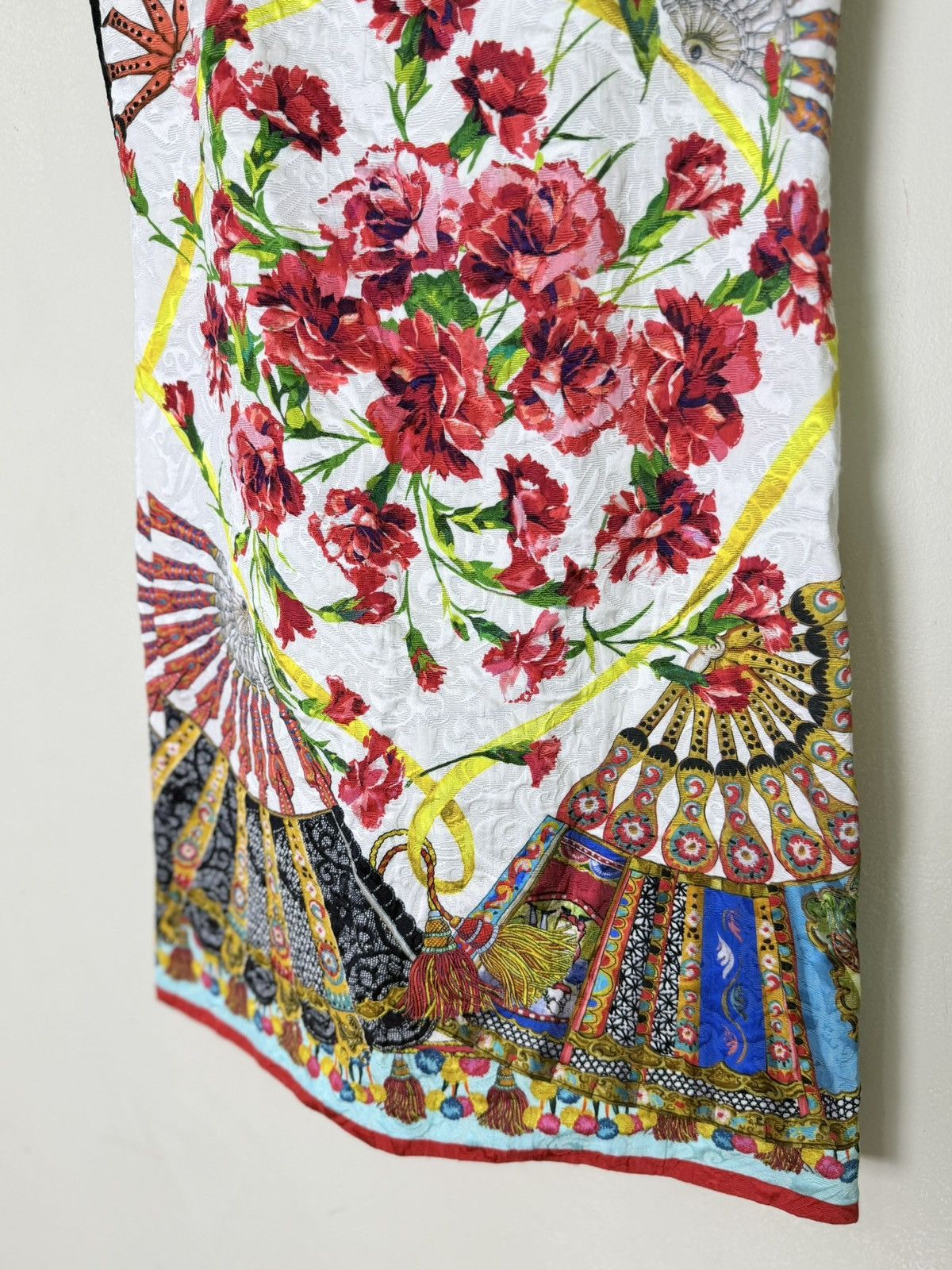 Dolce & Gabbana Dolce & Gabbana Floral Print Jacquard Mini Dress Size XS / US 0-2 / IT 36-38 - 4 Thumbnail