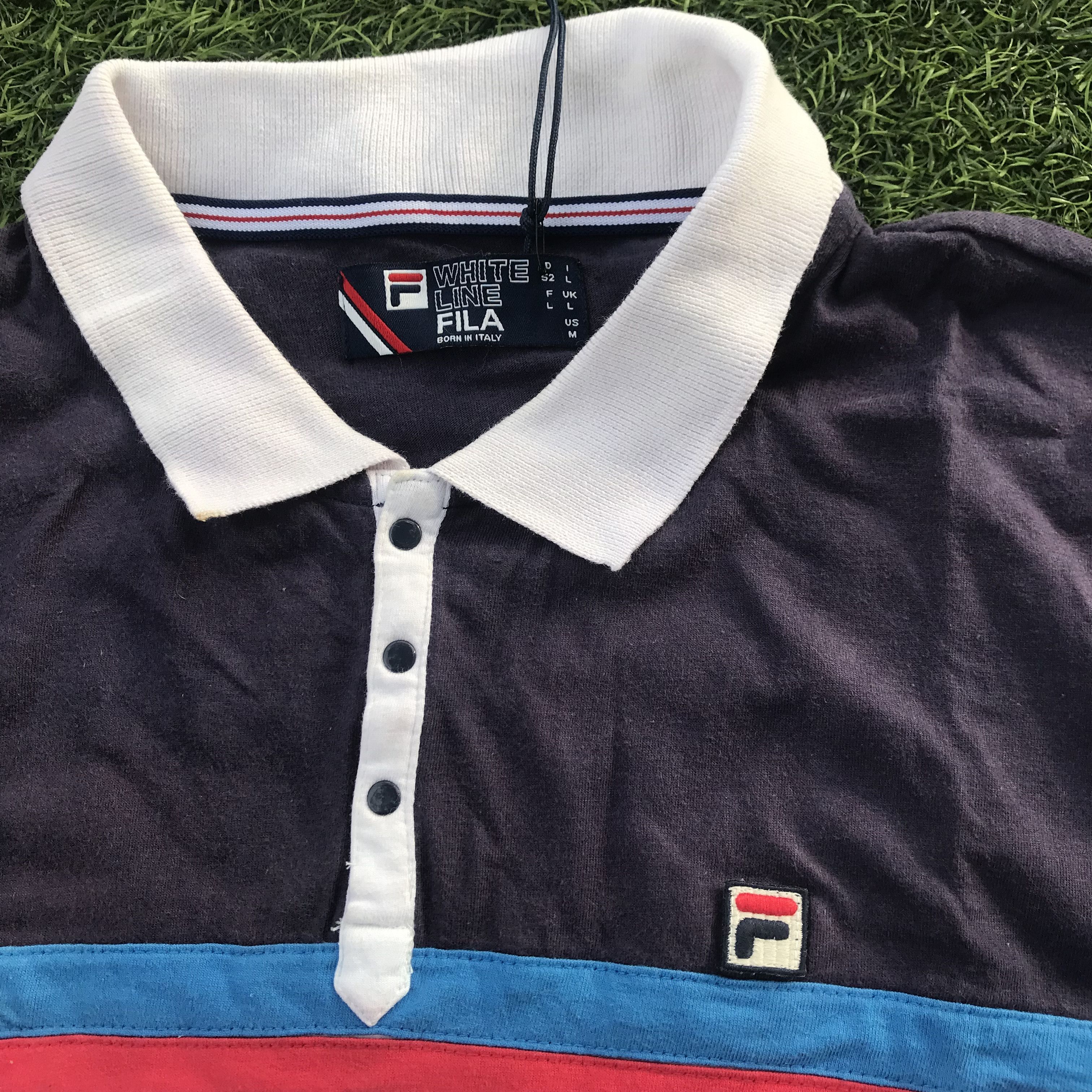 Fila Fila sentatta Polo Shirt 3 tone colorway Bnwt Brand New Size US L / EU 52-54 / 3 - 9 Thumbnail