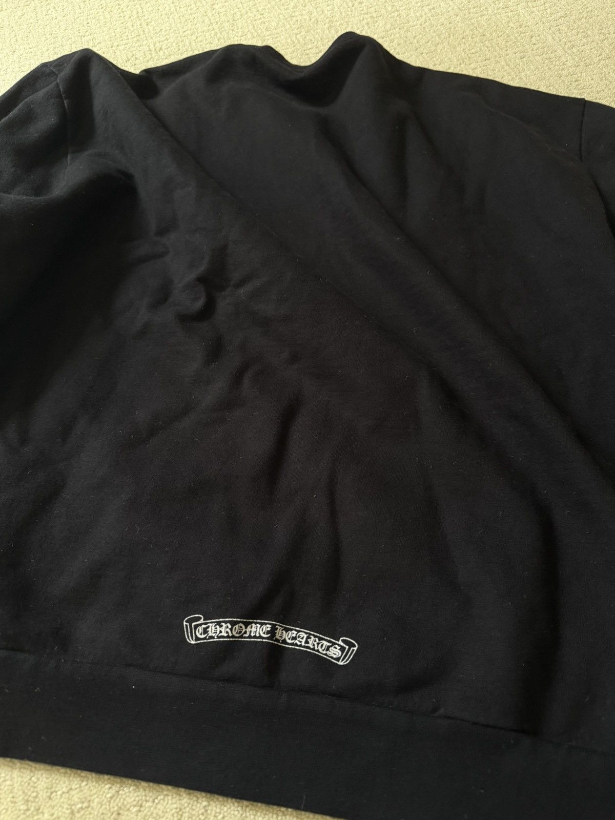Chrome Hearts Scroll Logo sleeve crewneck Size US L / EU 52-54 / 3 - 4 Thumbnail
