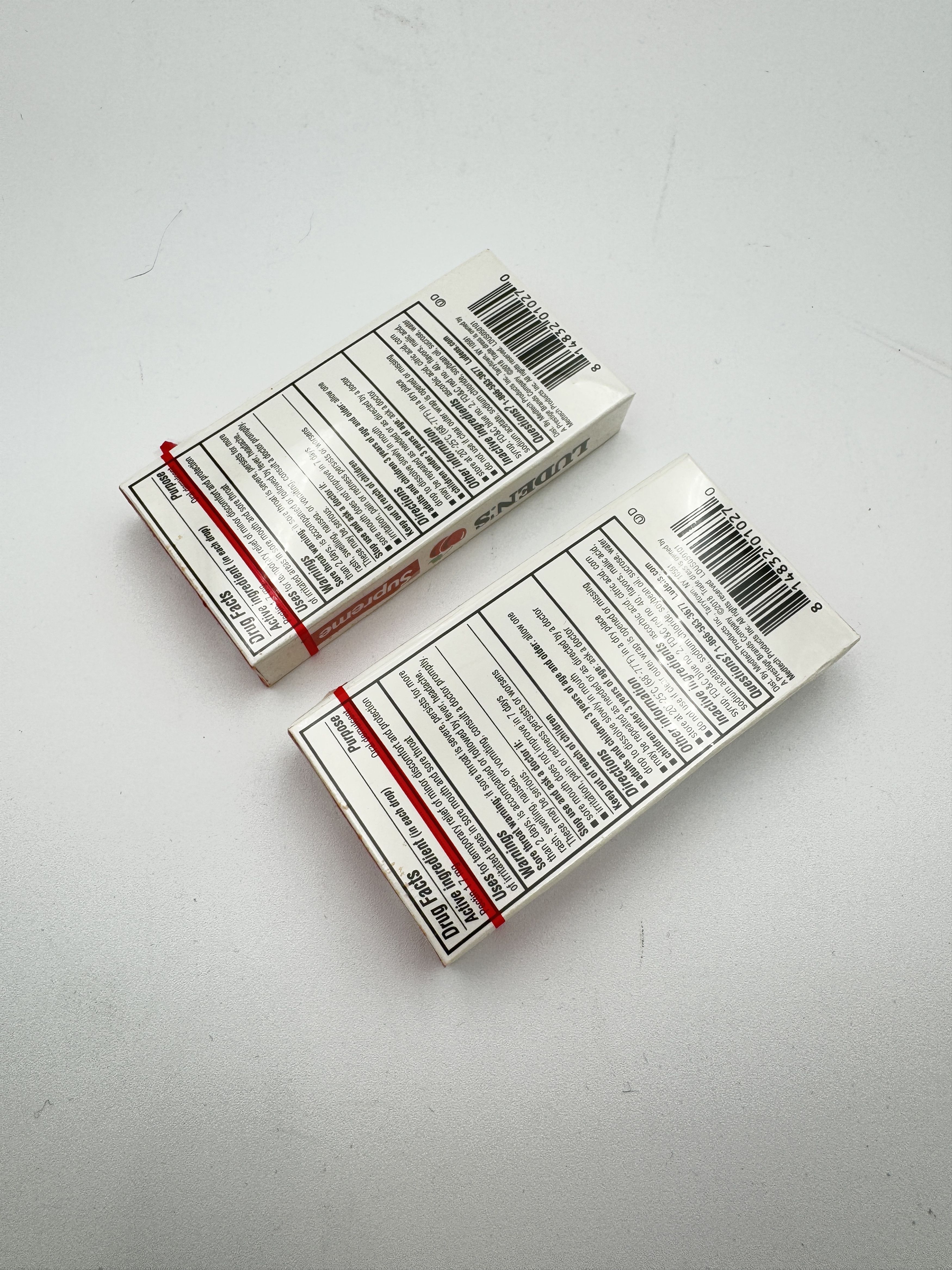 Supreme Supreme Luden's Wild Cherry Cough Throat Drops Size ONE SIZE - 2 Thumbnail