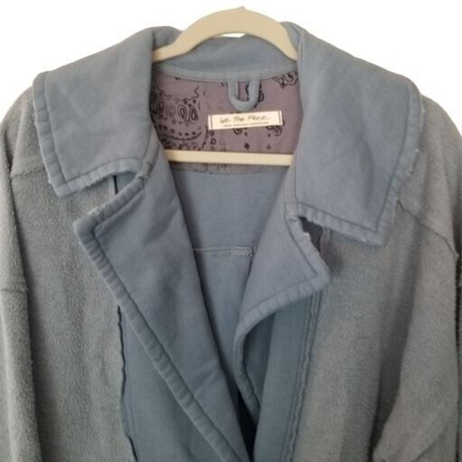 Free People Free People Bayside Blazer Oversized Boho Chic Indie Hippie Size S / US 4 / IT 40 - 2 Thumbnail