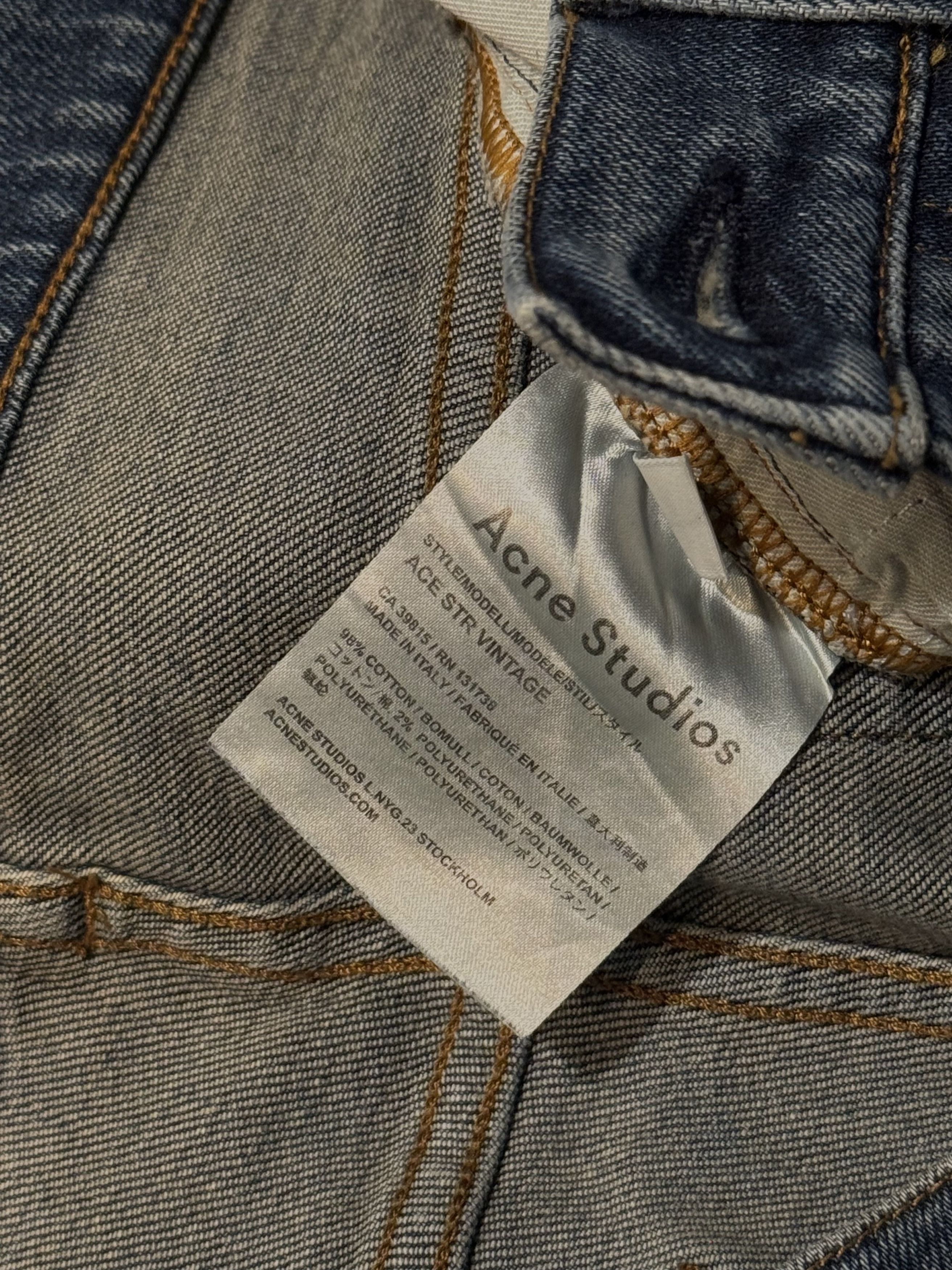 Acne Studios Acne Studios Indigo Washed Denim Size US 32 / EU 48 - 7 Thumbnail