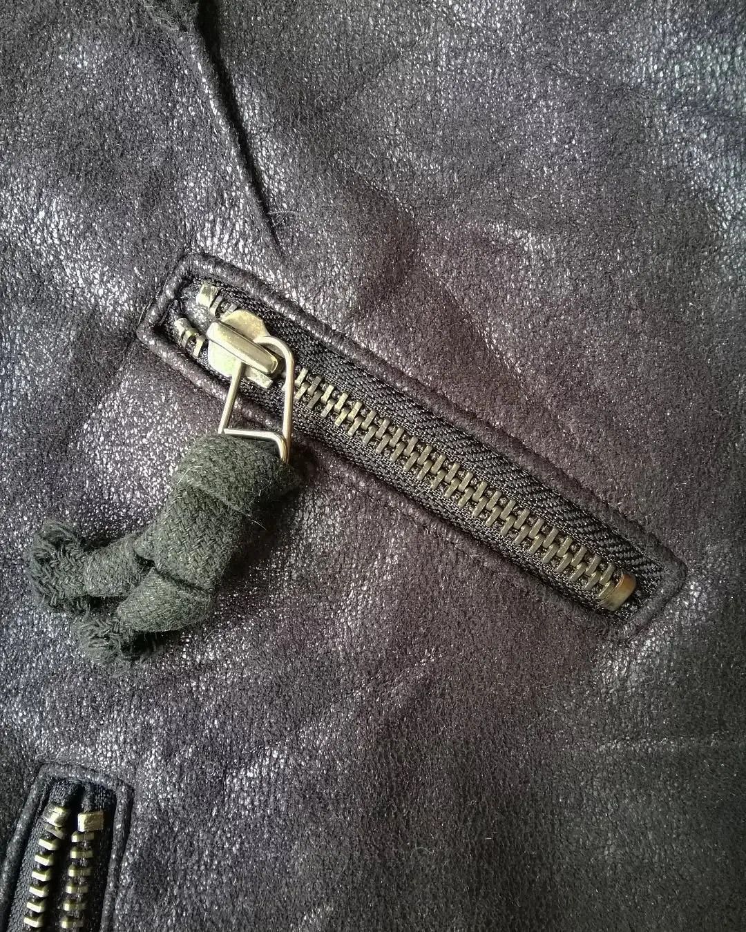 Japanese Brand LAP Los Angeles Project Faux Shearling Biker Aviator Jacket Size S / US 4 / IT 40 - 4 Thumbnail