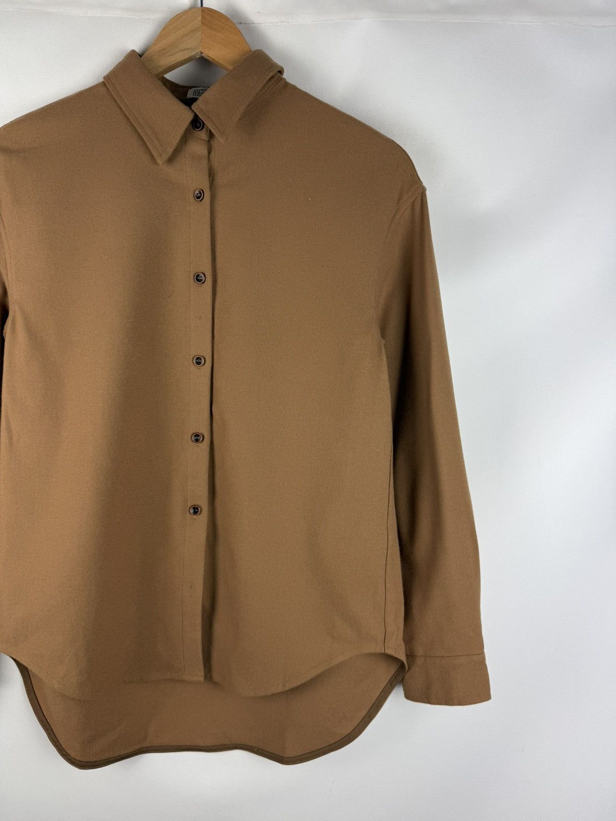 Toteme Toteme Novale Ladies Long Sleeve Wool Button Up Shirt Size S / US 4 / IT 40 - 3 Thumbnail