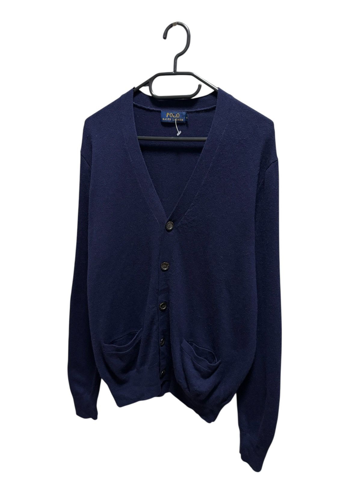 Polo Ralph Lauren Polo Ralph Lauren Cardigan Sweater Button Up Leather Elbows Size US M / EU 48-50 / 2 - 2 Thumbnail