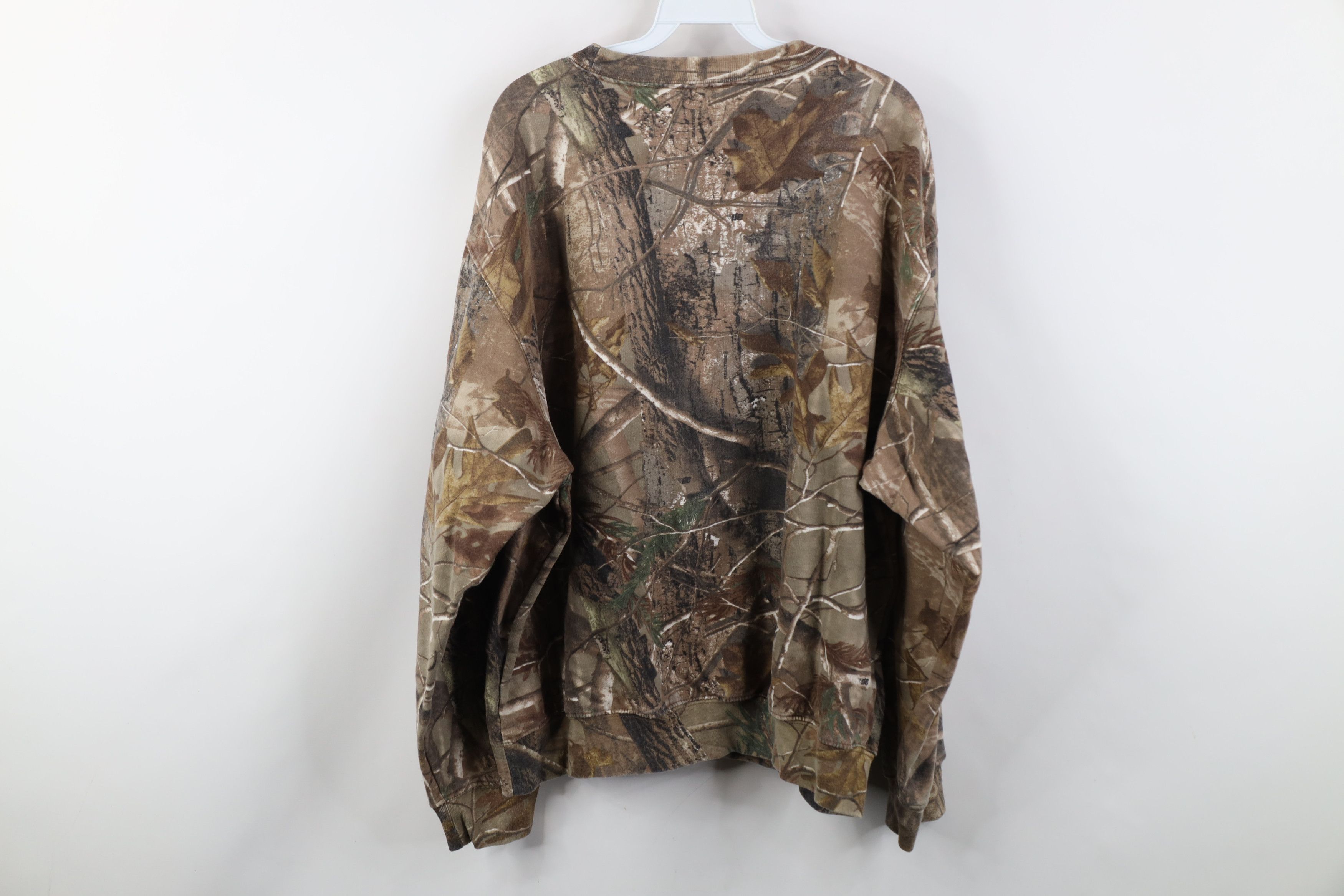 Vintage Vintage 90s Y2K Streetwear Camouflage Crewneck Sweatshirt Size US XXL / EU 58 / 5 - 7 Thumbnail