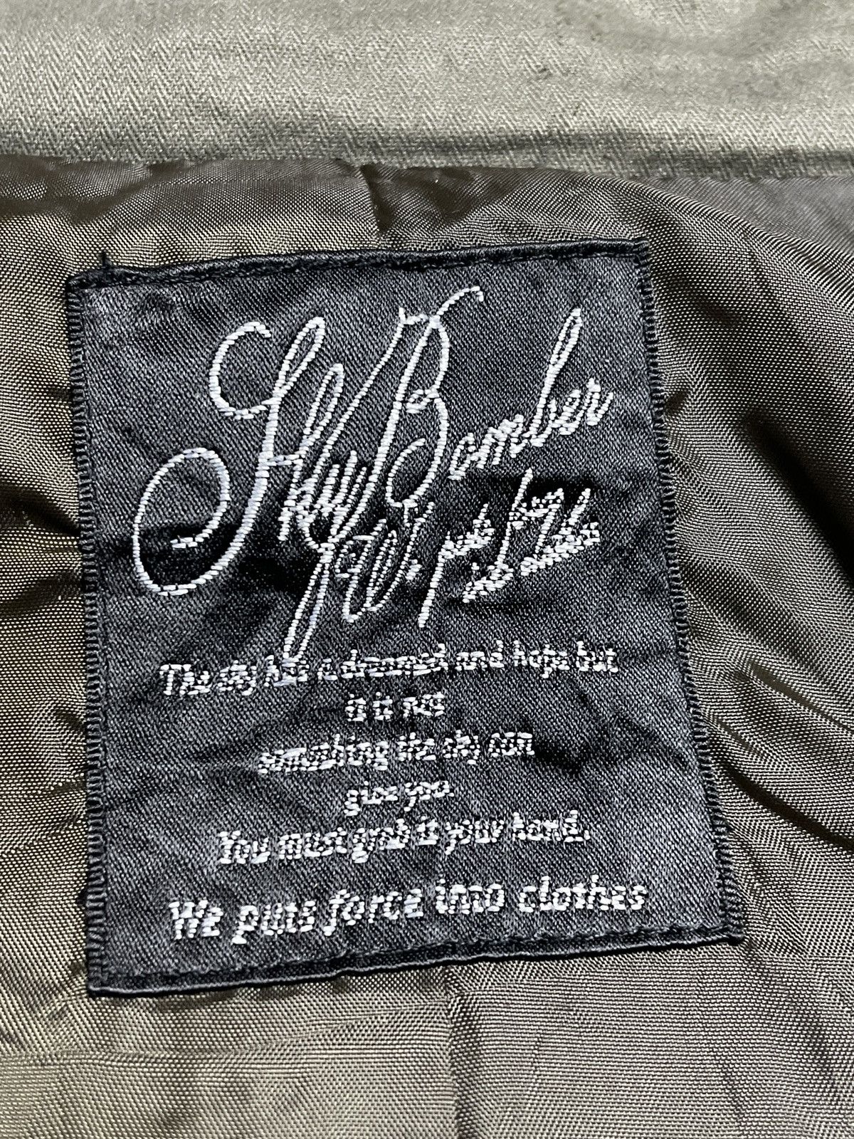 14th Addiction 2000’s Sly Bomber - Cyber Military Cargo Jacket Size US M / EU 48-50 / 2 - 6 Thumbnail