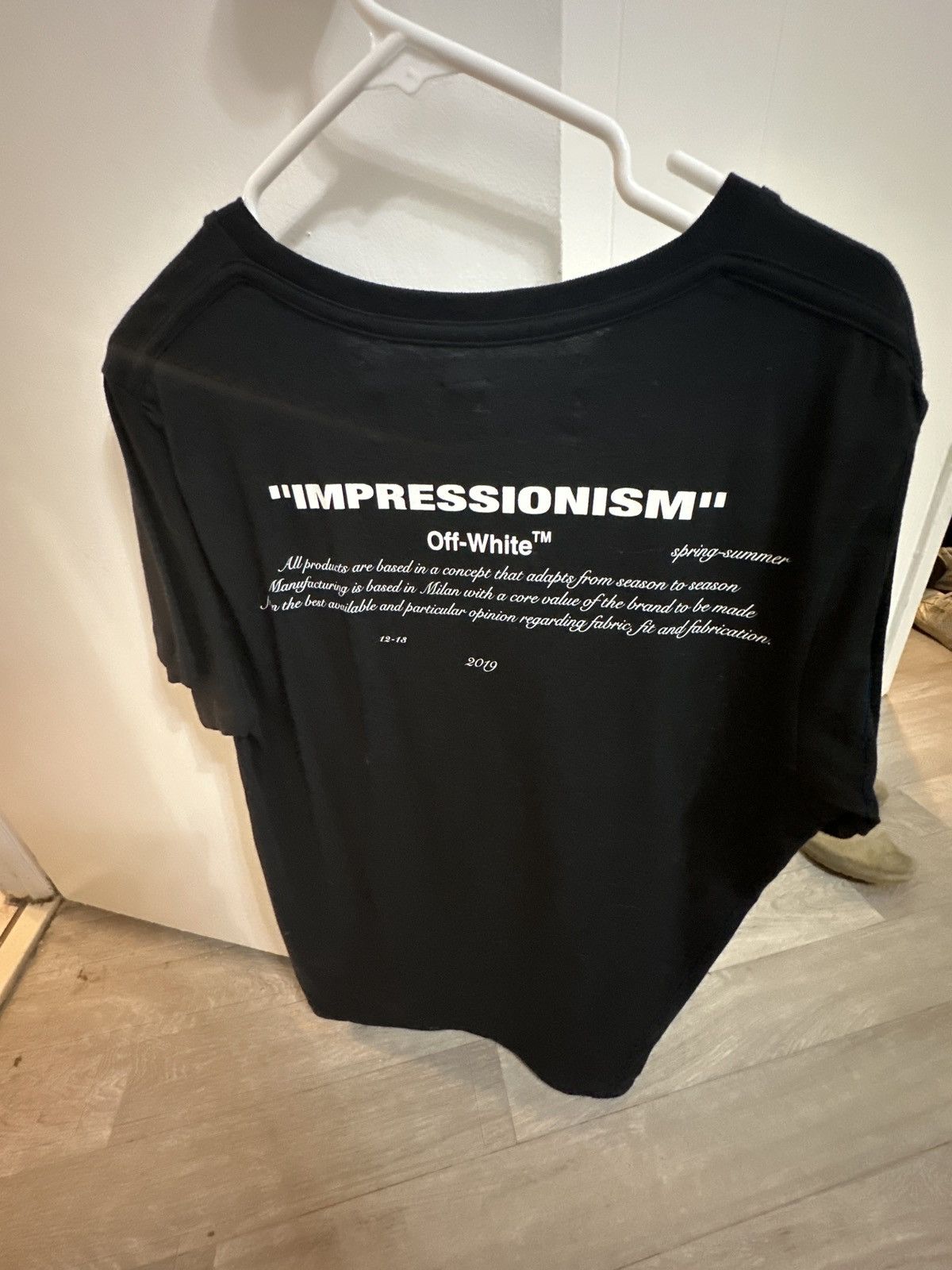 Designer × Off-White OFF-WHITE Dondi White Square T-shirt Size US M / EU 48-50 / 2 - 2 Thumbnail
