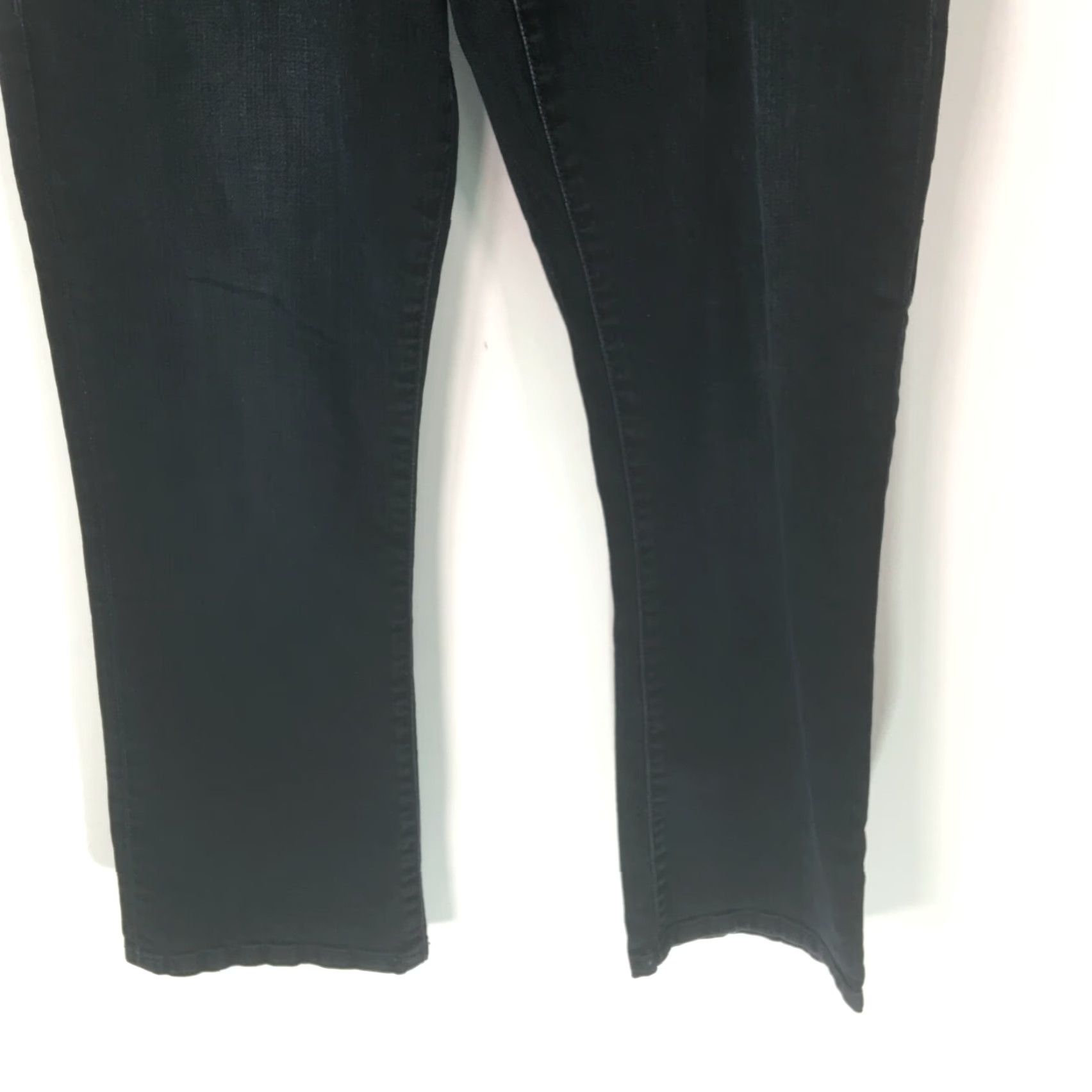 Vintage Cabi Black Denim Jeans Womens Low Rise Straight Leg Regular Fit Size 8 Size 30" / US 8 / IT 44 - 6 Thumbnail