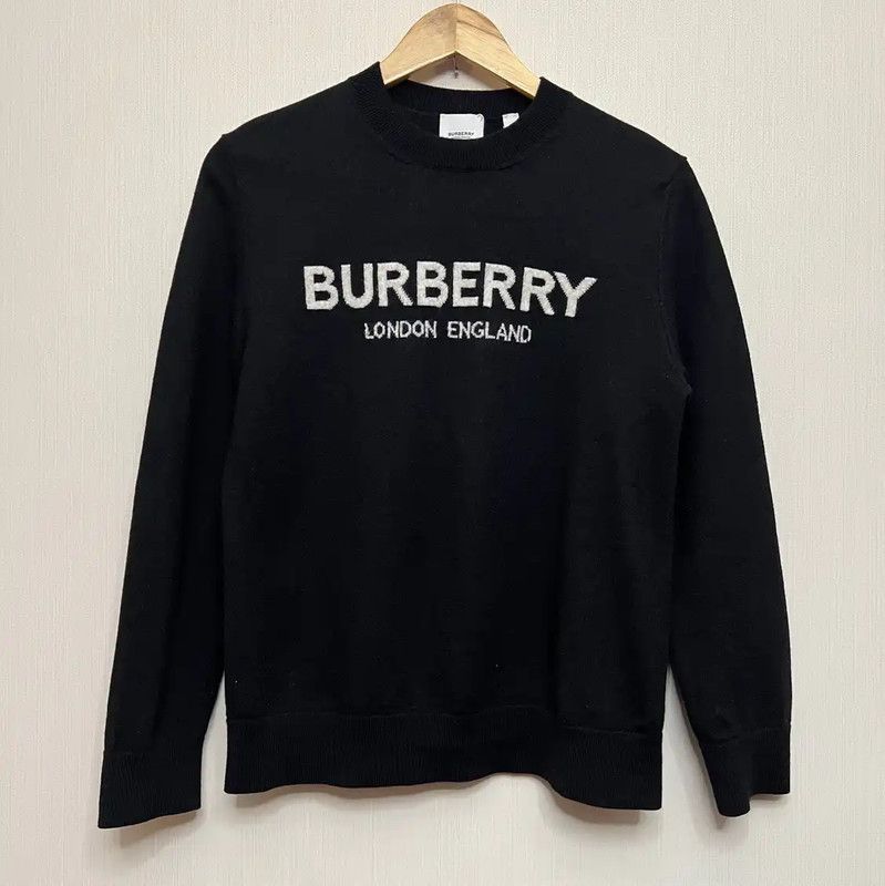 Burberry Burberry Black Wool Sweater for Men Size US M / EU 48-50 / 2 - 1 Thumbnail