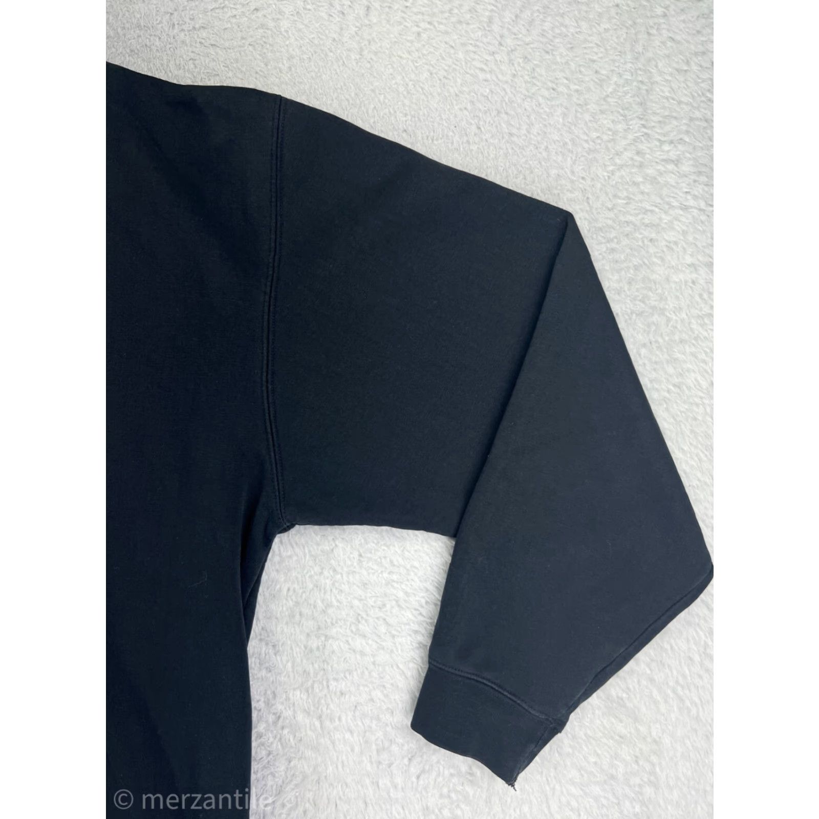 Vintage New Castle Hoodie Mens Sweater 3XL Black Cotton Jersey Knit Pullover Hooded Casual All Seasons Size US XXL / EU 58 / 5 - 6 Thumbnail