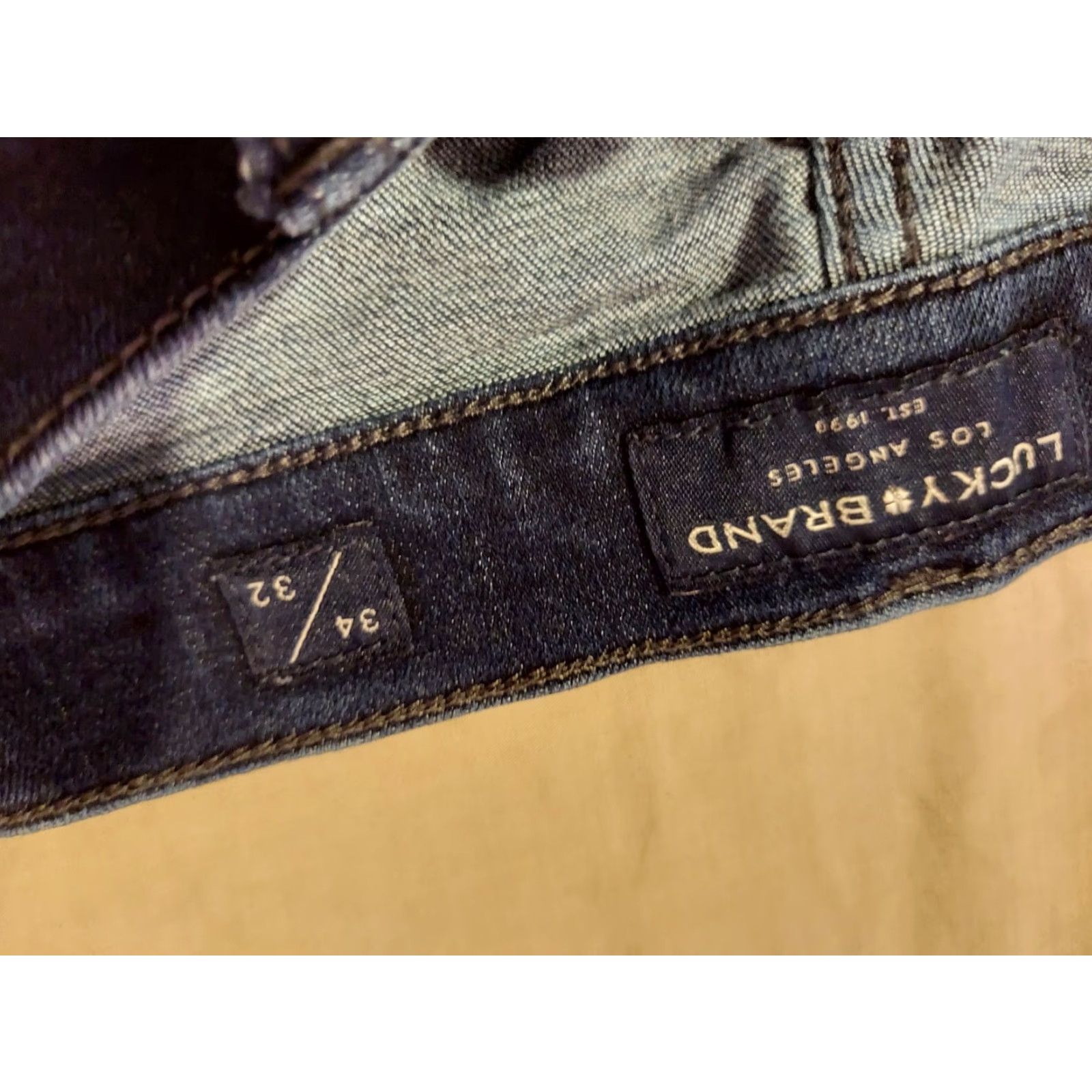 Lucky Brand Lucky Brand Jeans Mens 34x32 Athletic Slim Straight Denim Stretch Blue Best Quality Pants Size US 34 / EU 50 - 5 Thumbnail