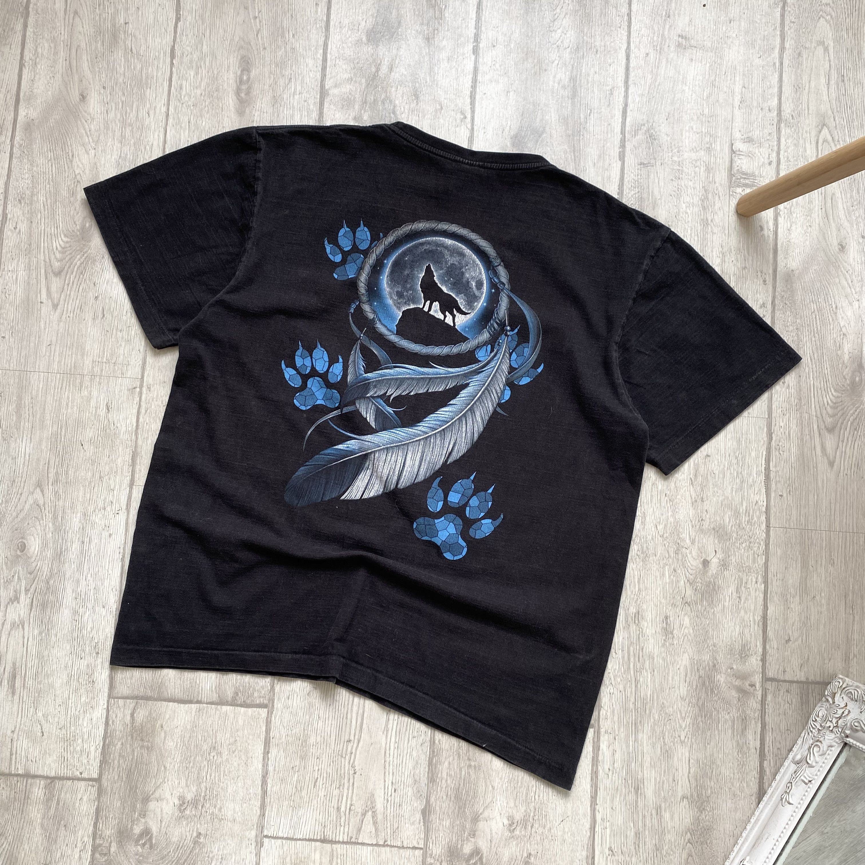 Band Tees 🐶Vintage Wild Wolf Indian Gilr Heavy Tee y2k Size US XL / EU 56 / 4 - 8 Thumbnail
